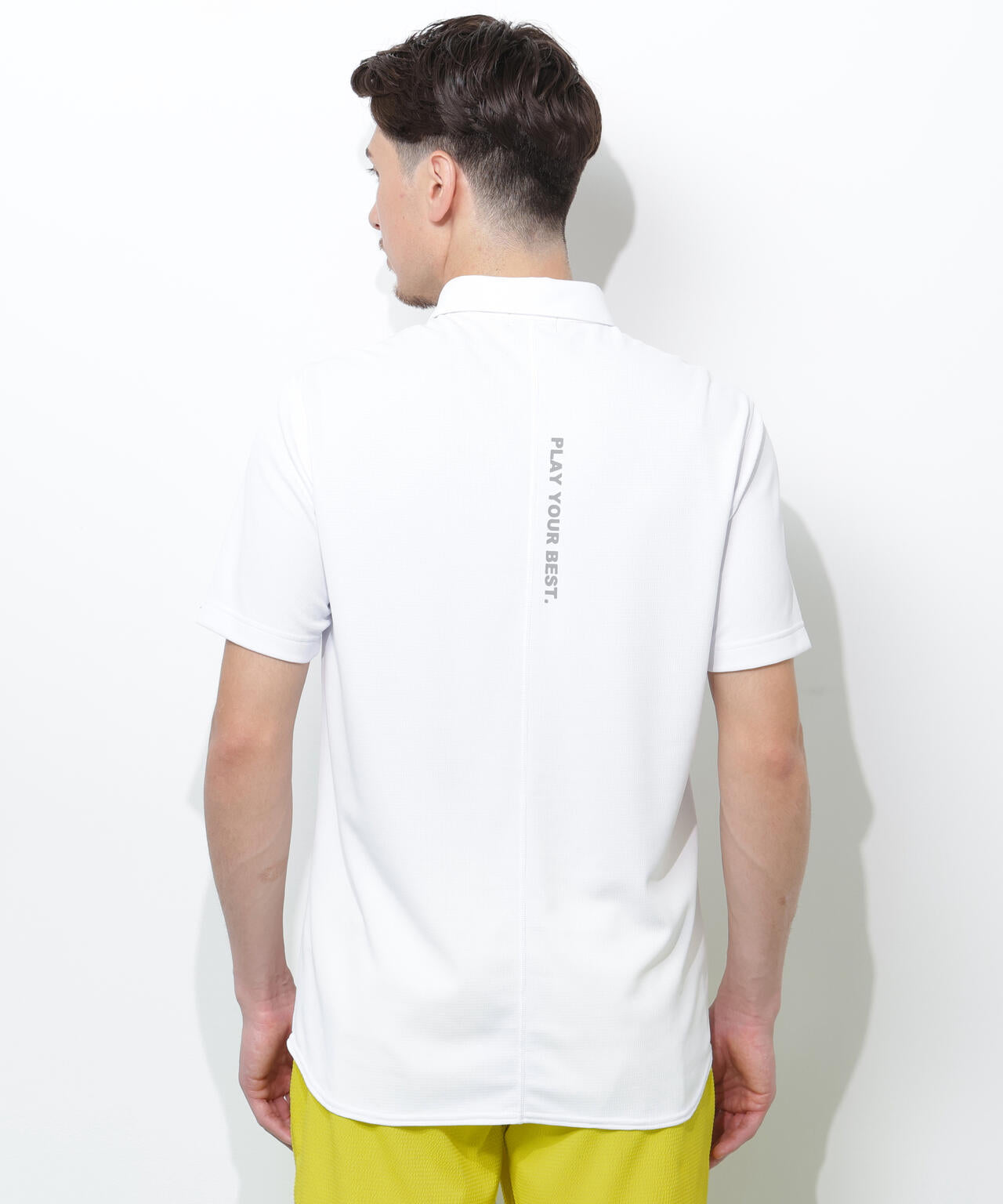 【PING APPAREL】アセイヤーン裏ワッフル半袖ポロシャツ <PERFORMANCE> (MENS)