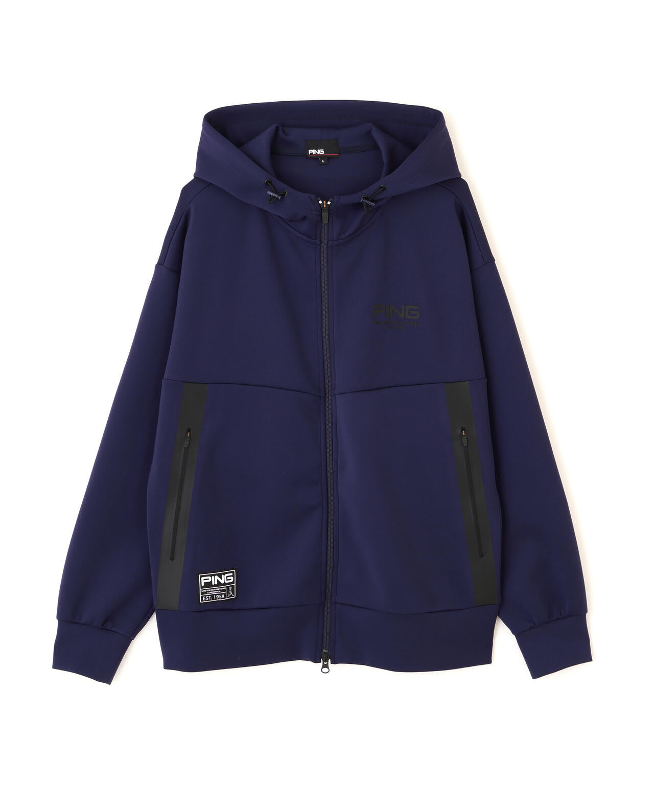 【PING APPAREL】ダンボールニットフルジップフーディー <GOLD> (MENS)