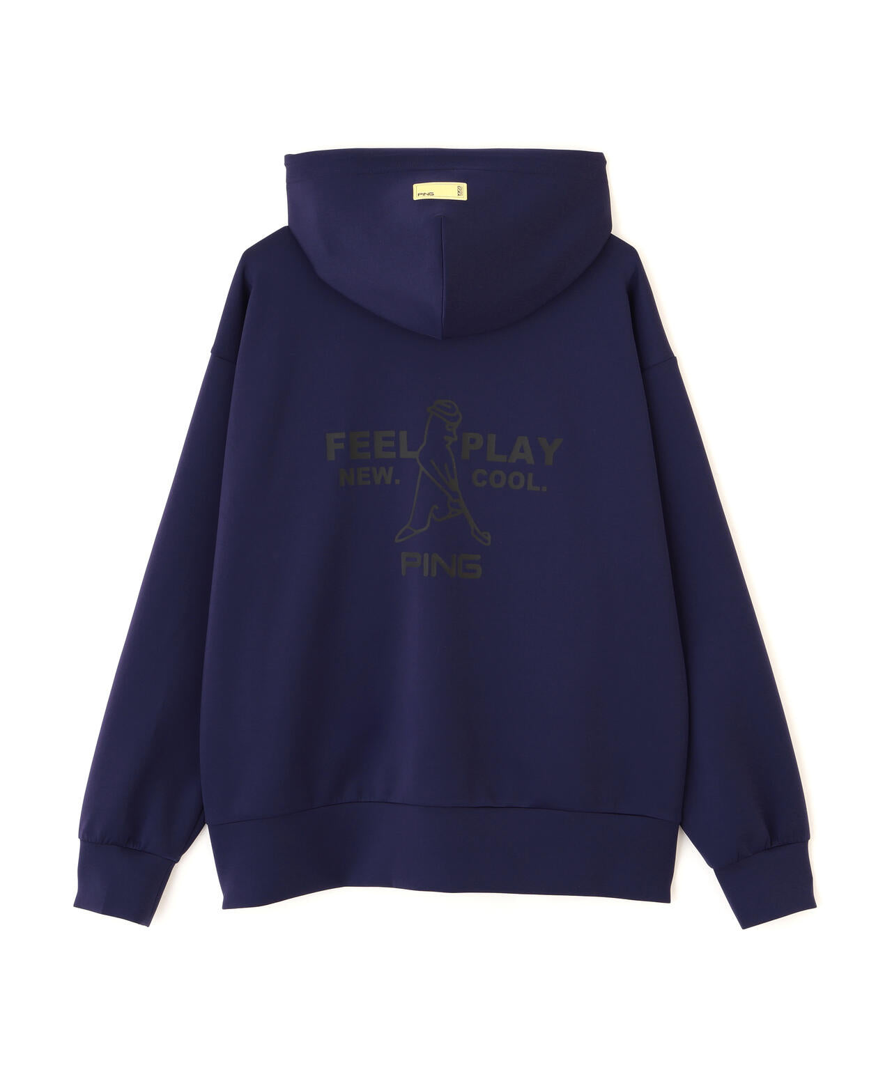 【PING APPAREL】ダンボールニットフルジップフーディー <GOLD> (MENS)