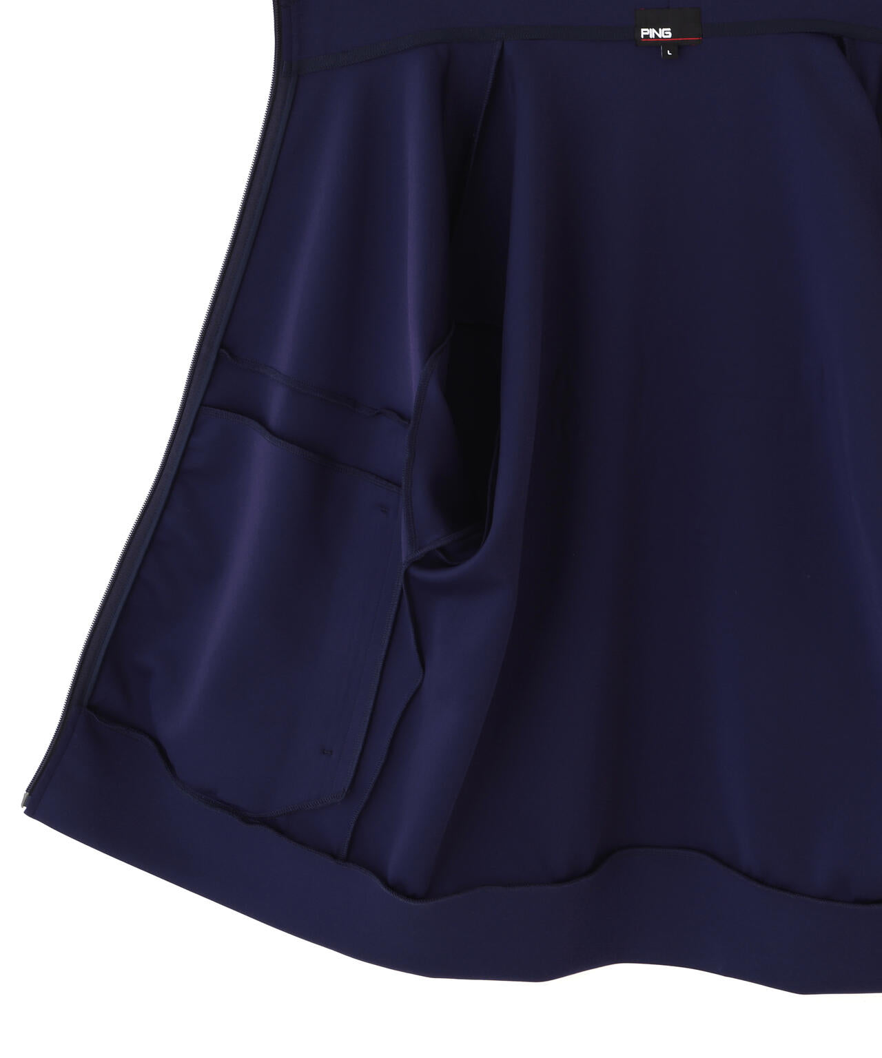 【PING APPAREL】ダンボールニットフルジップフーディー <GOLD> (MENS)