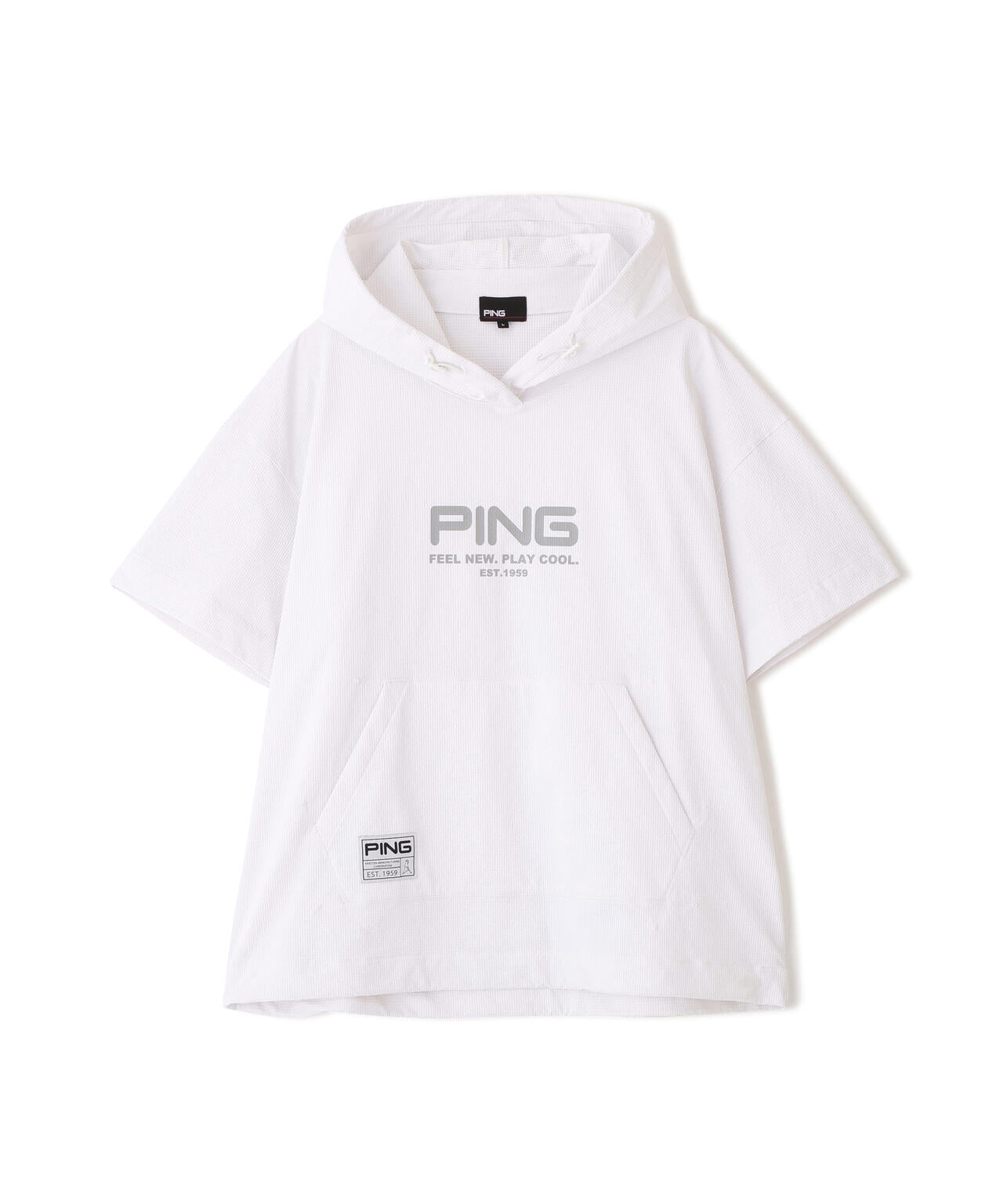 【PING APPAREL】半袖フーディプルオーバー <GOLD> (MENS)