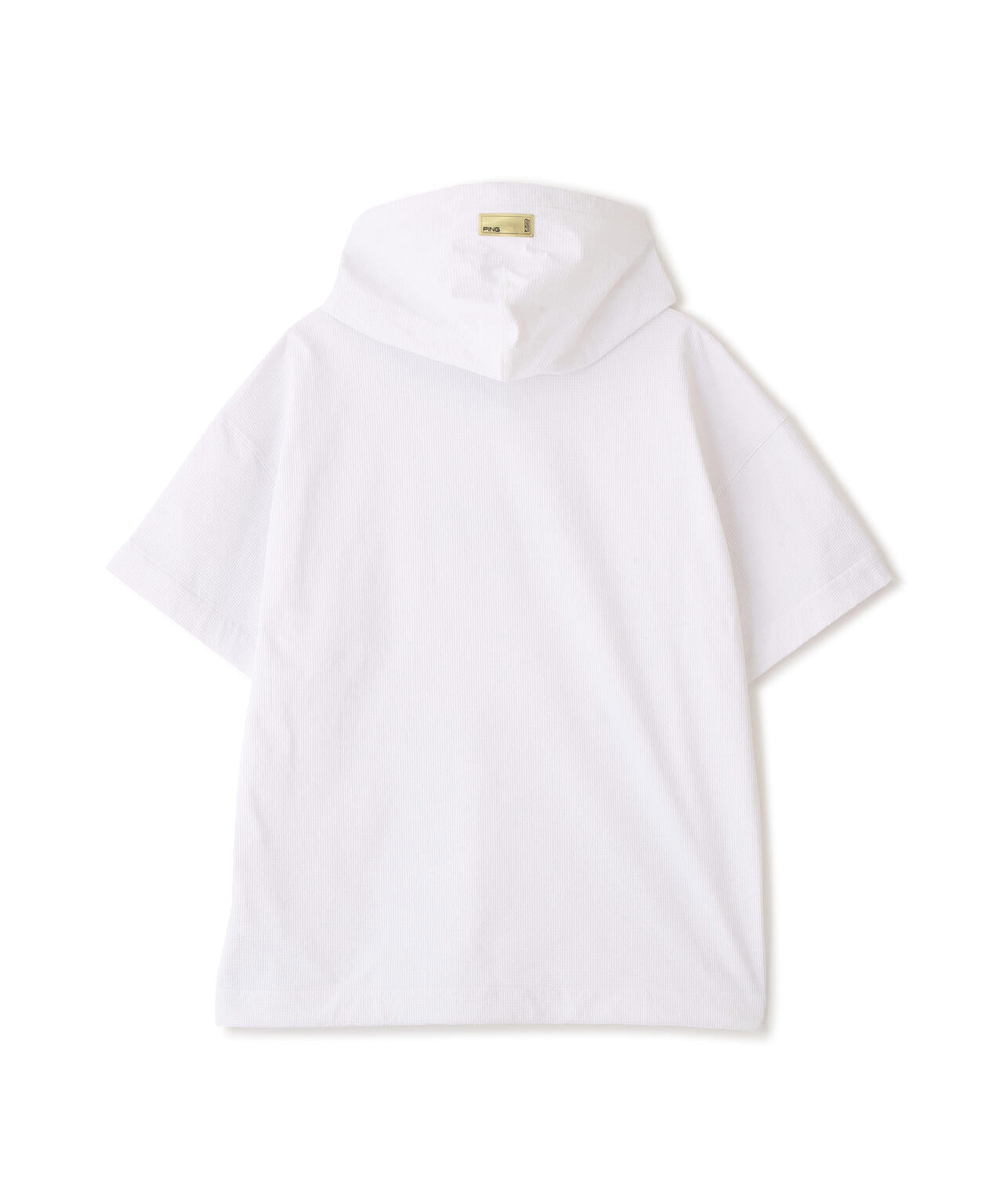 【PING APPAREL】半袖フーディプルオーバー <GOLD> (MENS)