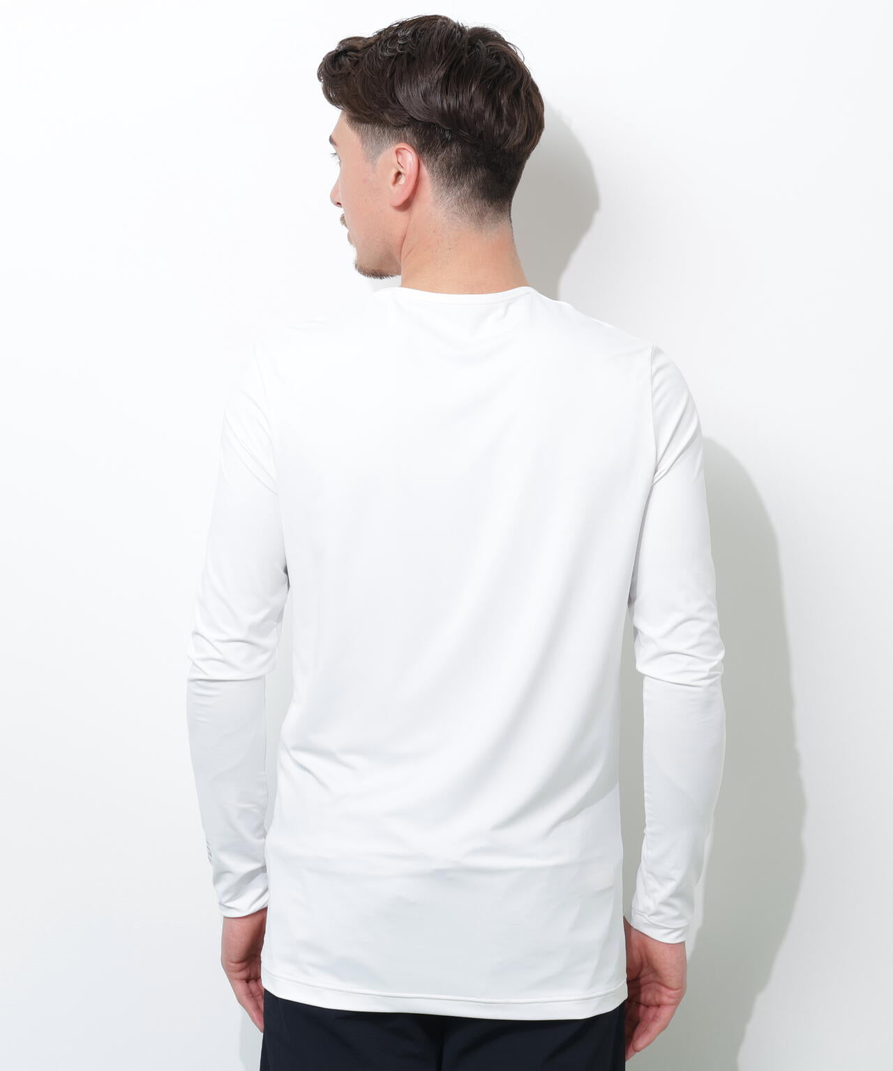 【PING APPAREL】【UVカット・接触冷感】ベア天竺Uネック長袖インナーシャツ <GOLD> (MENS)