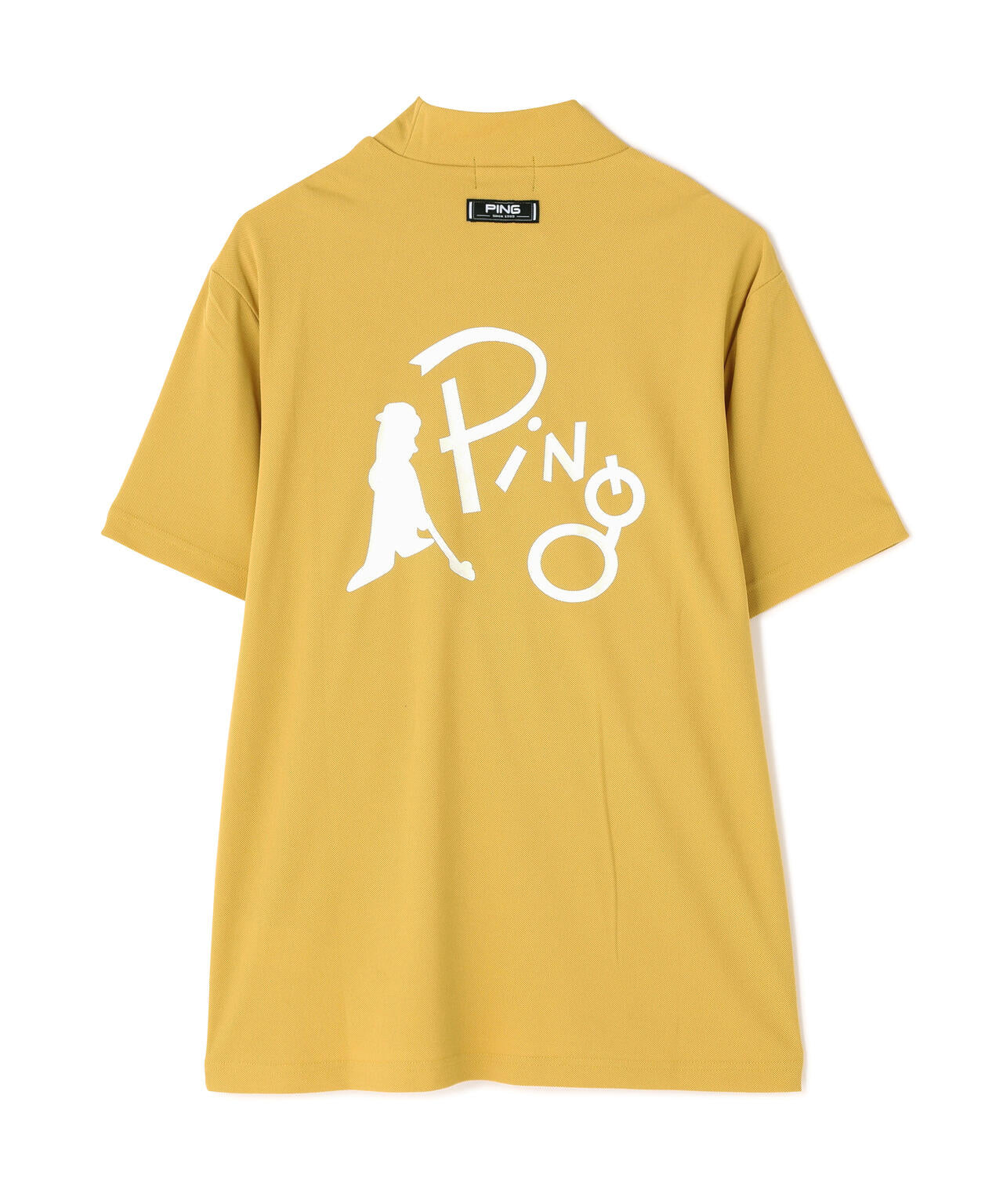 【PING APPAREL】【10カラーシリーズ】PEカノコ半袖ハイネックシャツ <NATIVE> (MENS)