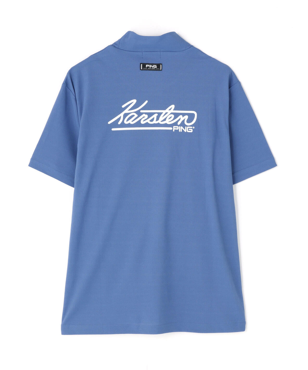 【PING APPAREL】【10カラーシリーズ】PEカノコ半袖ハイネックシャツ <NATIVE> (MENS)