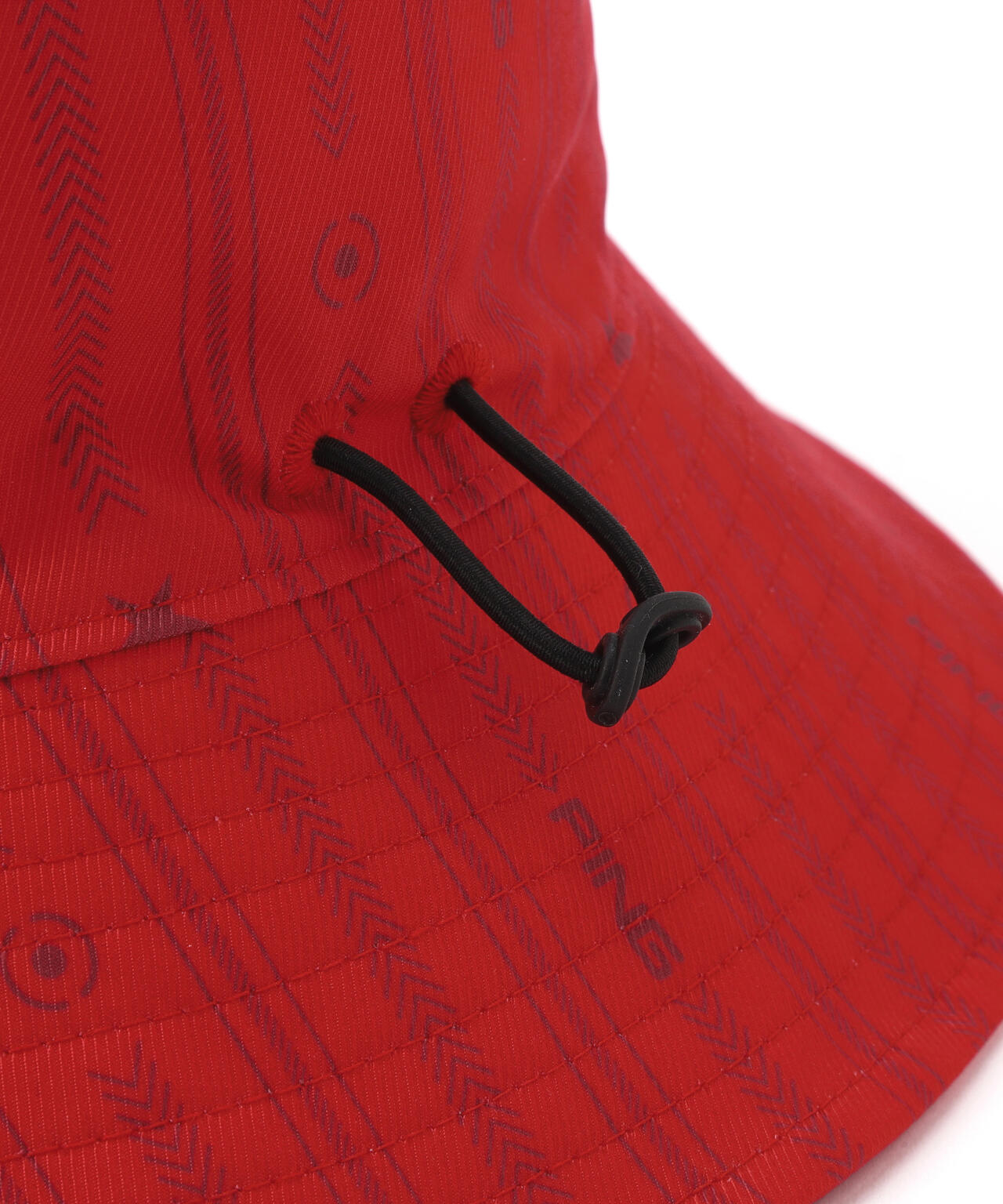 【PING APPAREL】ストライプ総柄プリントリバーシブルハット <NATIVE>(UNISEX)
