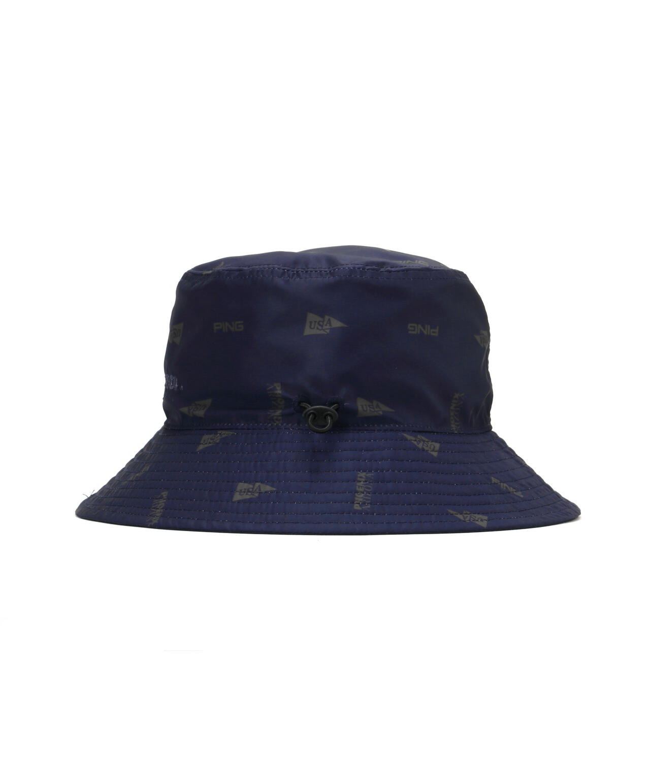 【PING APPAREL】USA FLAG総柄プリントリバーシブルハット <NATIVE> (UNISEX)