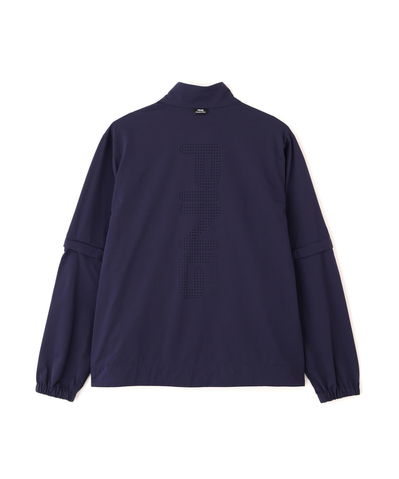 【PING APPAREL】ストレッチハイゲージ天竺2WAYスタンドフルジップブルゾン (MENS)