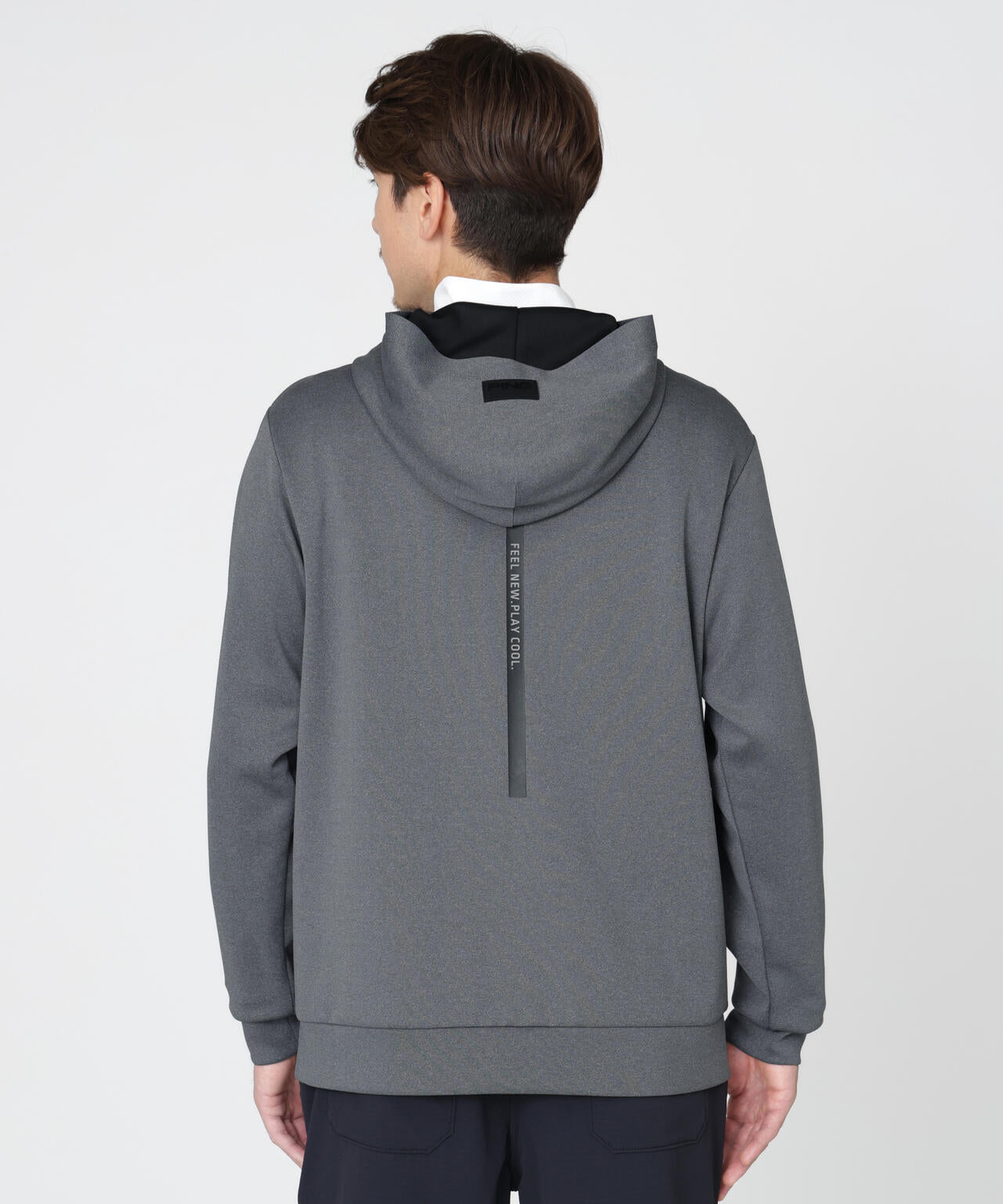【PING APPAREL】全方向ストレッチスウェットプルオーバーフーディー (MENS)