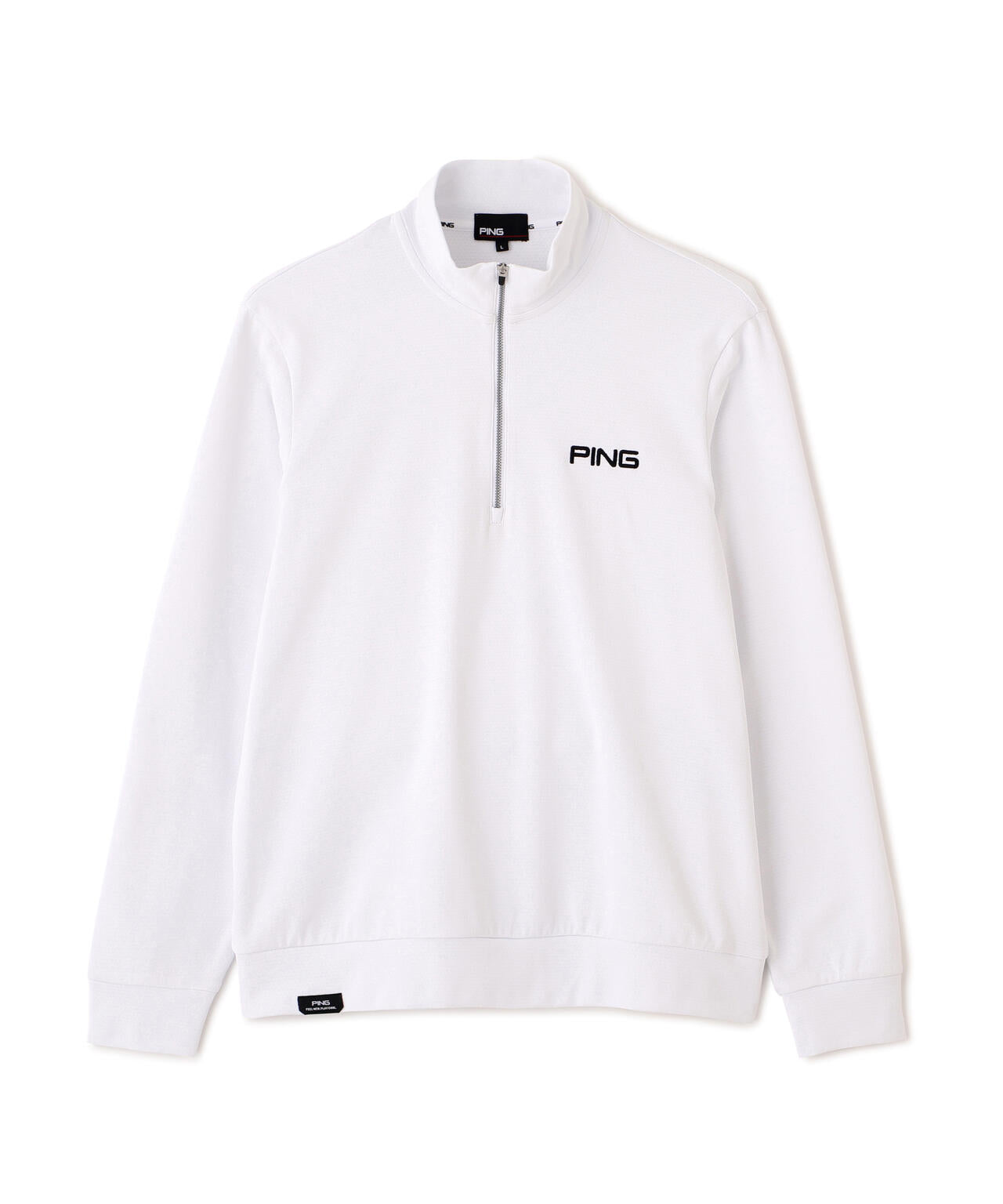【PING APPAREL】メッシュリバーニットハーフジップカットソー (MENS)