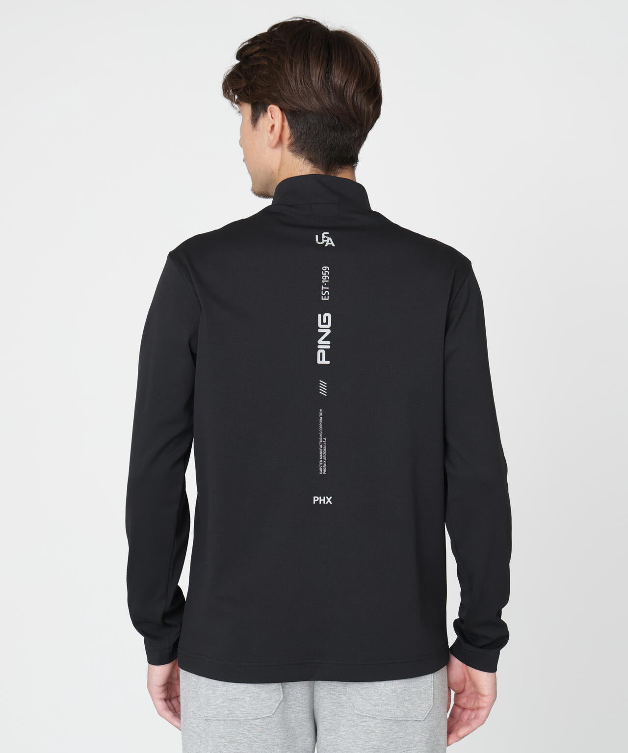 180cm C:96 W:80 H:93 着用サイズ:L