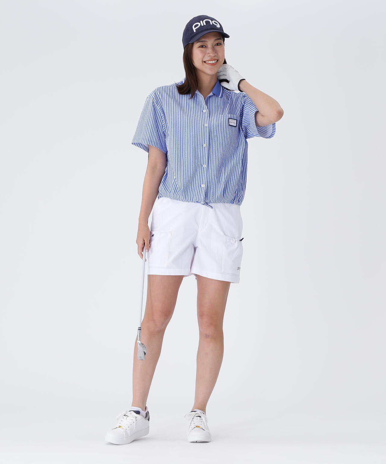 【PING APPAREL】サライテック 二重織ショートパンツ <LADIES LINE> <NATIVE>(LADIES)