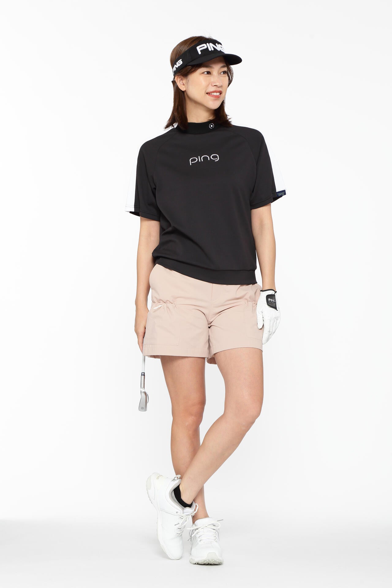【PING APPAREL】サライテック 二重織ショートパンツ <LADIES LINE> <NATIVE>(LADIES)