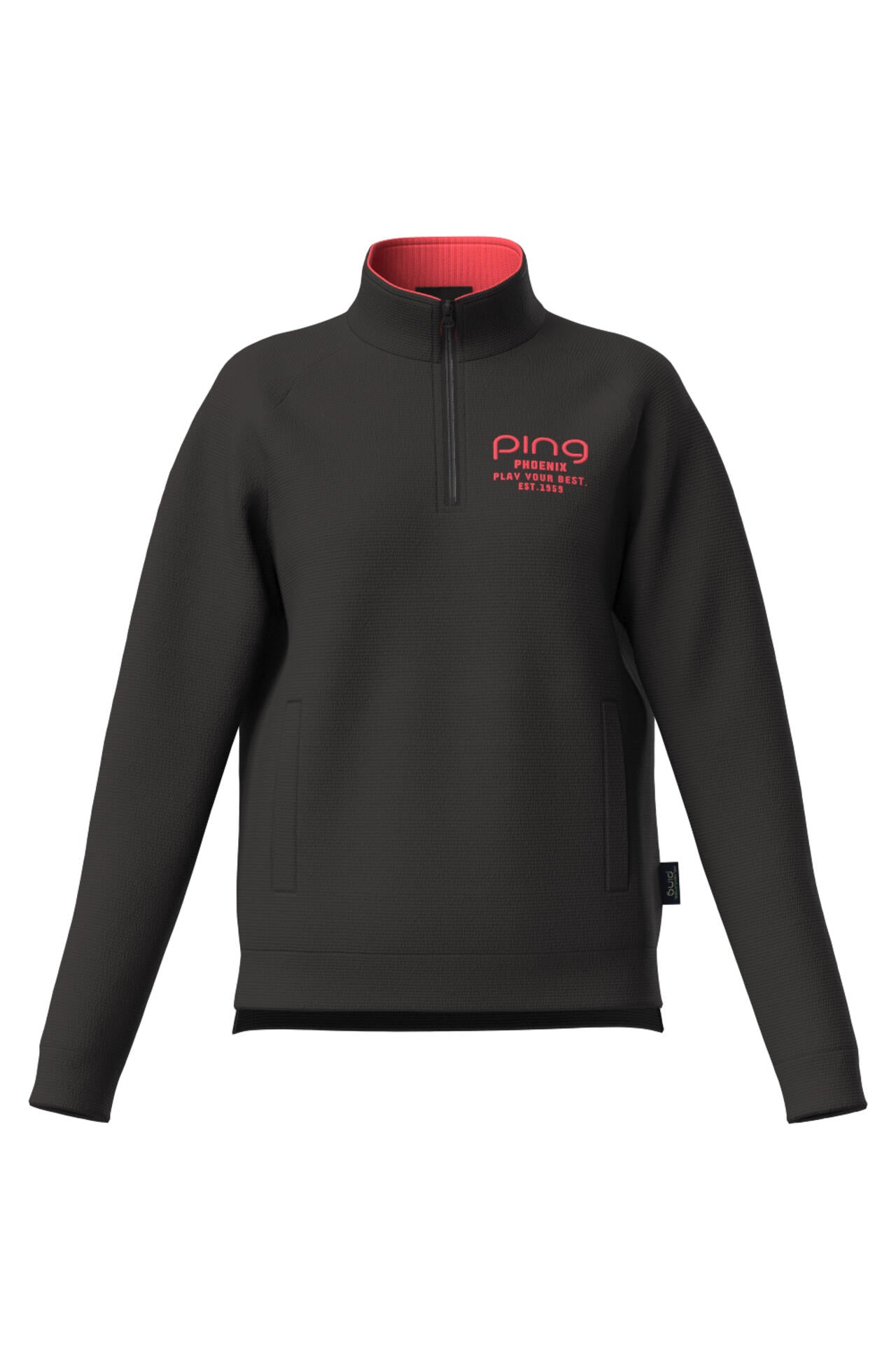 【PING APPAREL】ダンボールハーフジップカットソー <LADIES LINE><PERFORMANCE> (LADIES)