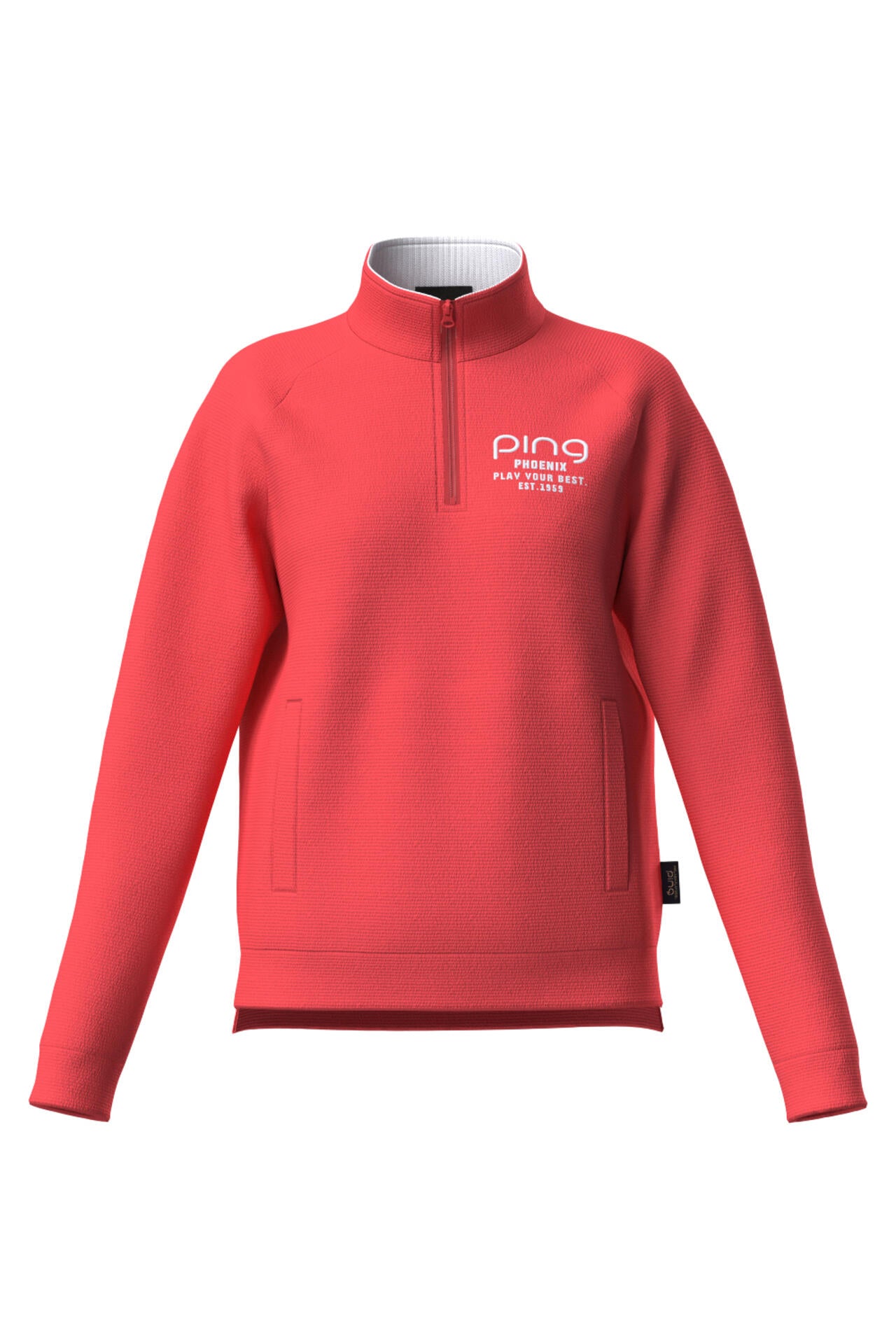【PING APPAREL】ダンボールハーフジップカットソー <LADIES LINE><PERFORMANCE> (LADIES)