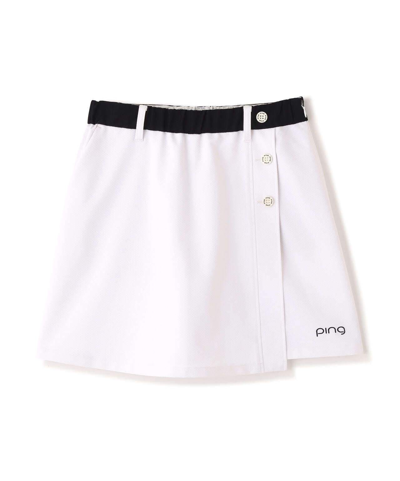 【PING APPAREL】【UVカット・透け防止・ストレッチ】ドビーショートパンツ <GOLD> (LADIES)