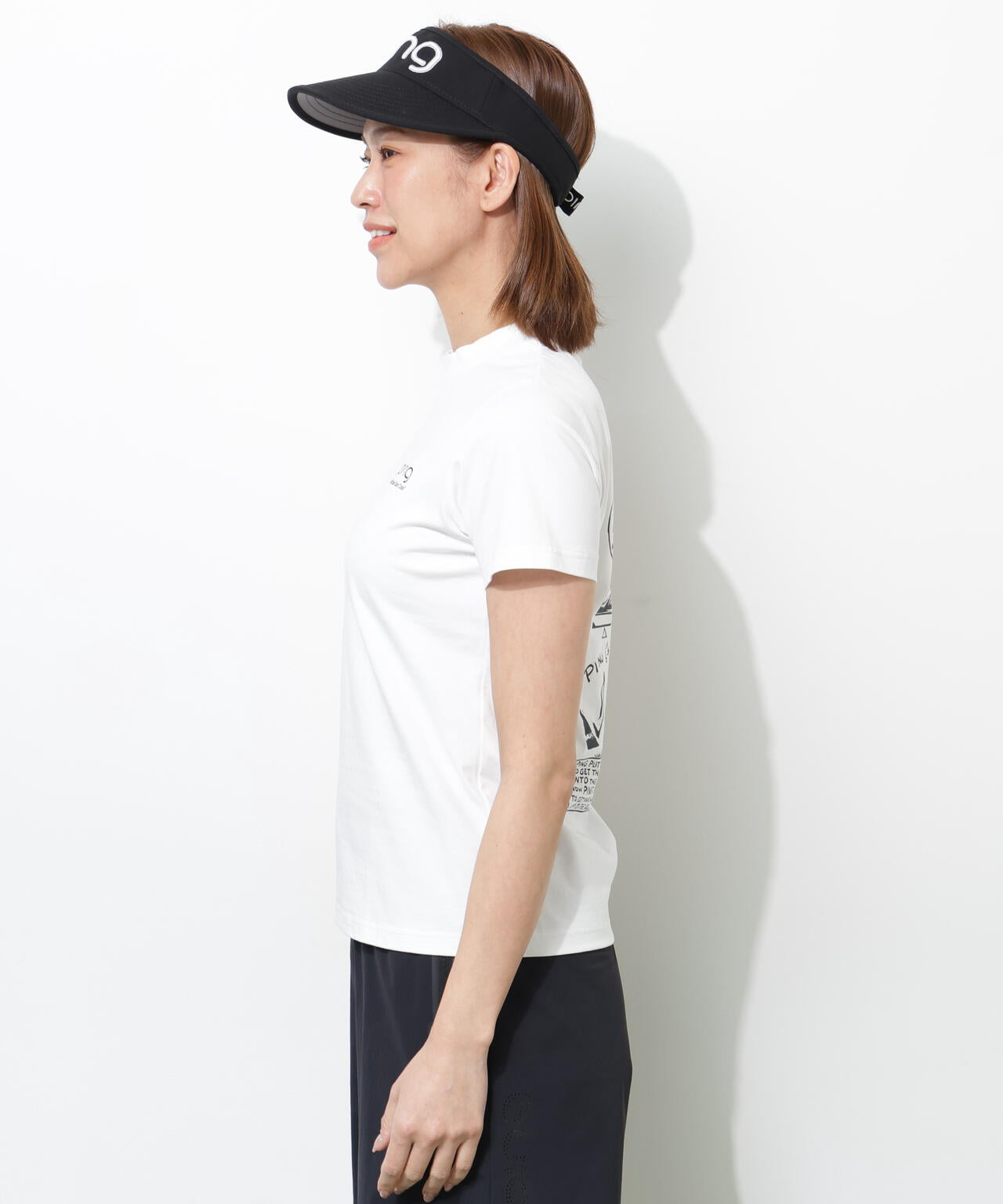 【PING APPAREL】PEカノコTシャツ <GOLD> (LADIES)