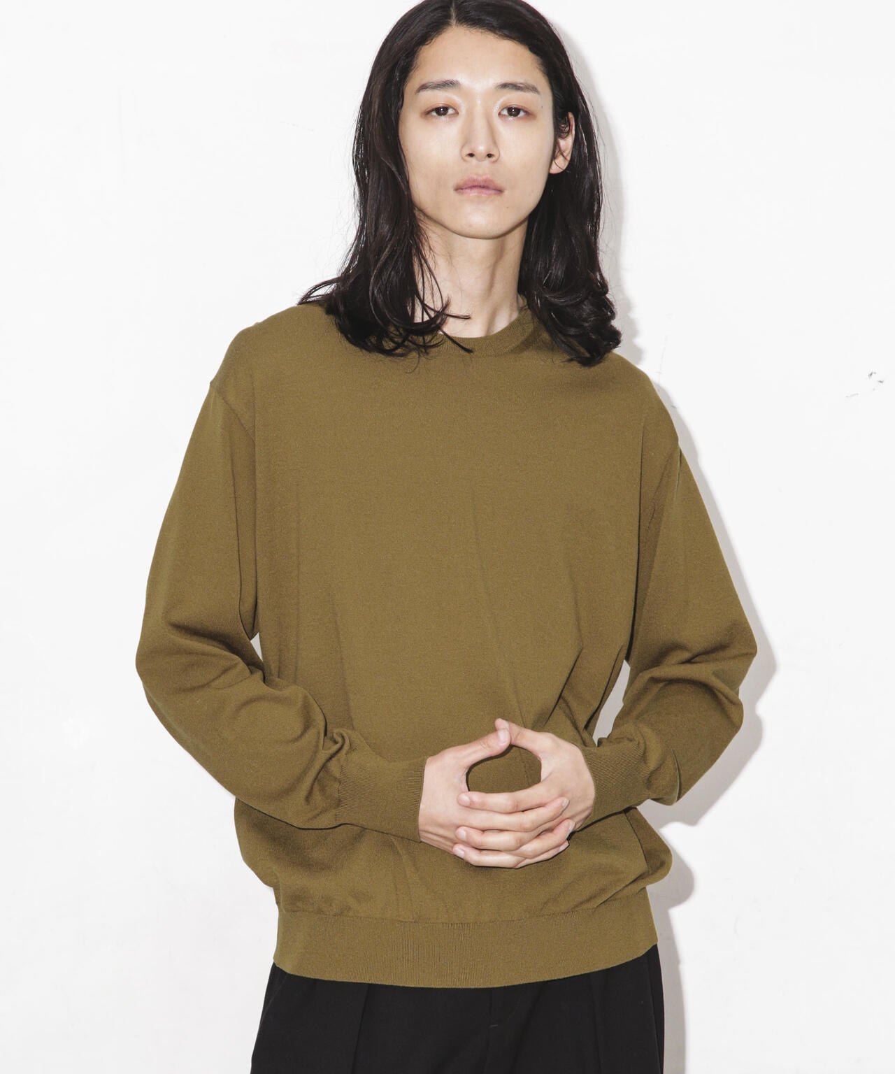 「ESSENTIAL LINE」天竺クループルオーバー