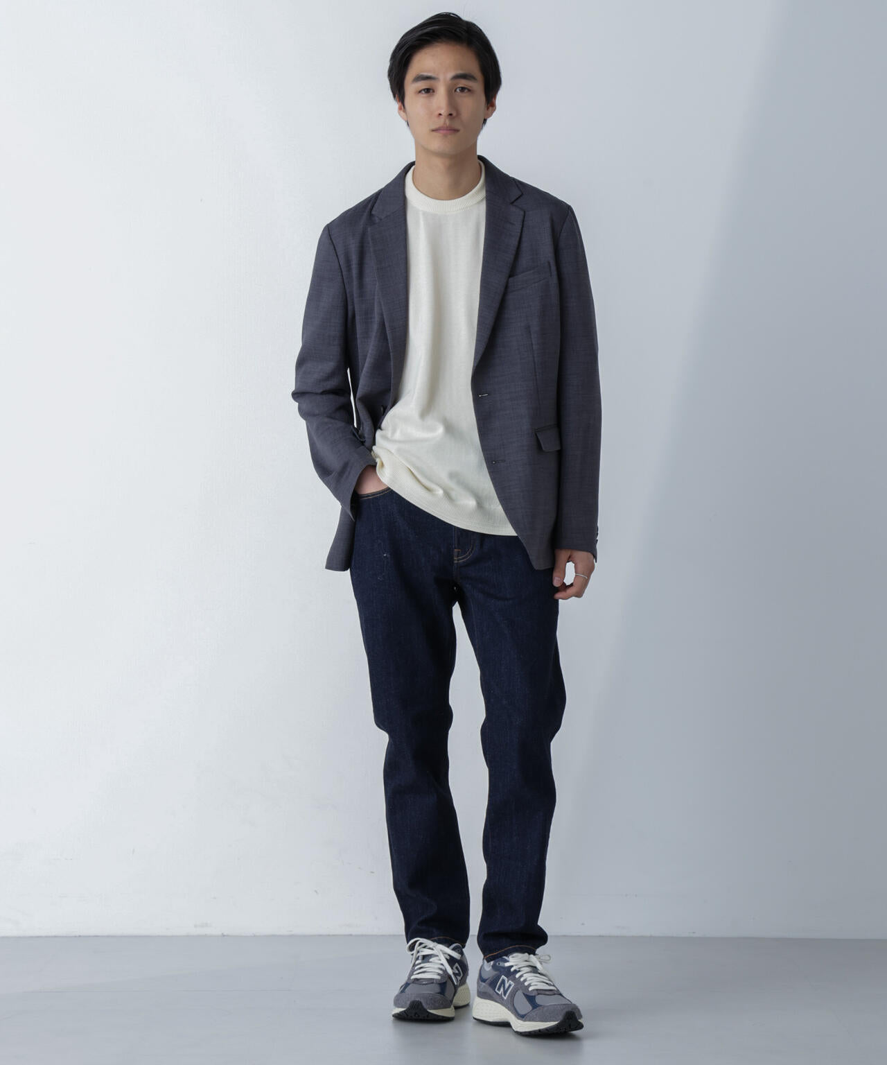 「N JACKET」Reflax(R)スラブツイルストレッチジャケット(セットアップ可)