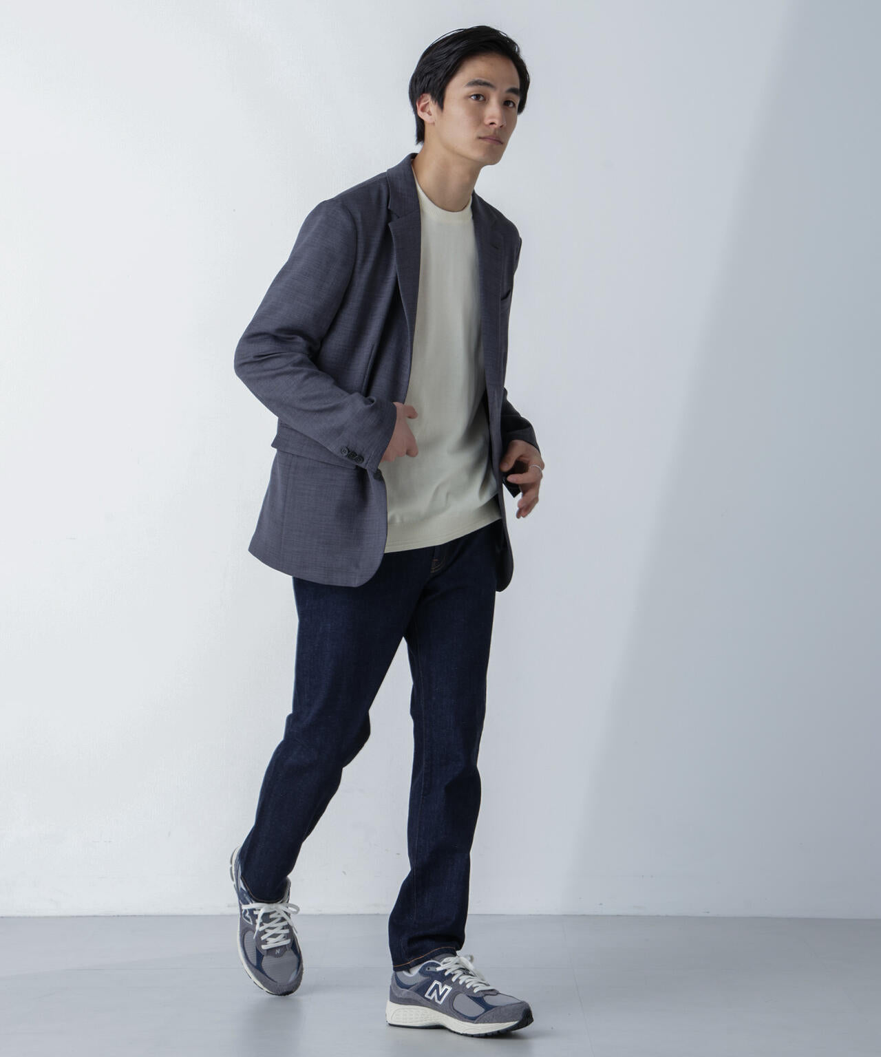「N JACKET」Reflax(R)スラブツイルストレッチジャケット(セットアップ可)
