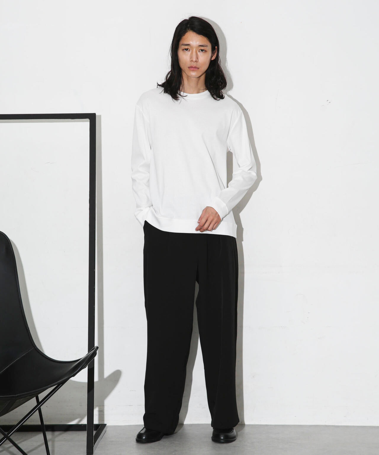 「FORMAL JERSEY」クルーネックカットソー長袖
