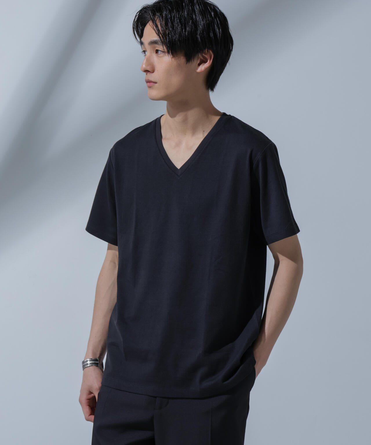 Anti Soaked(R) 汗染み防止 VネックTシャツ