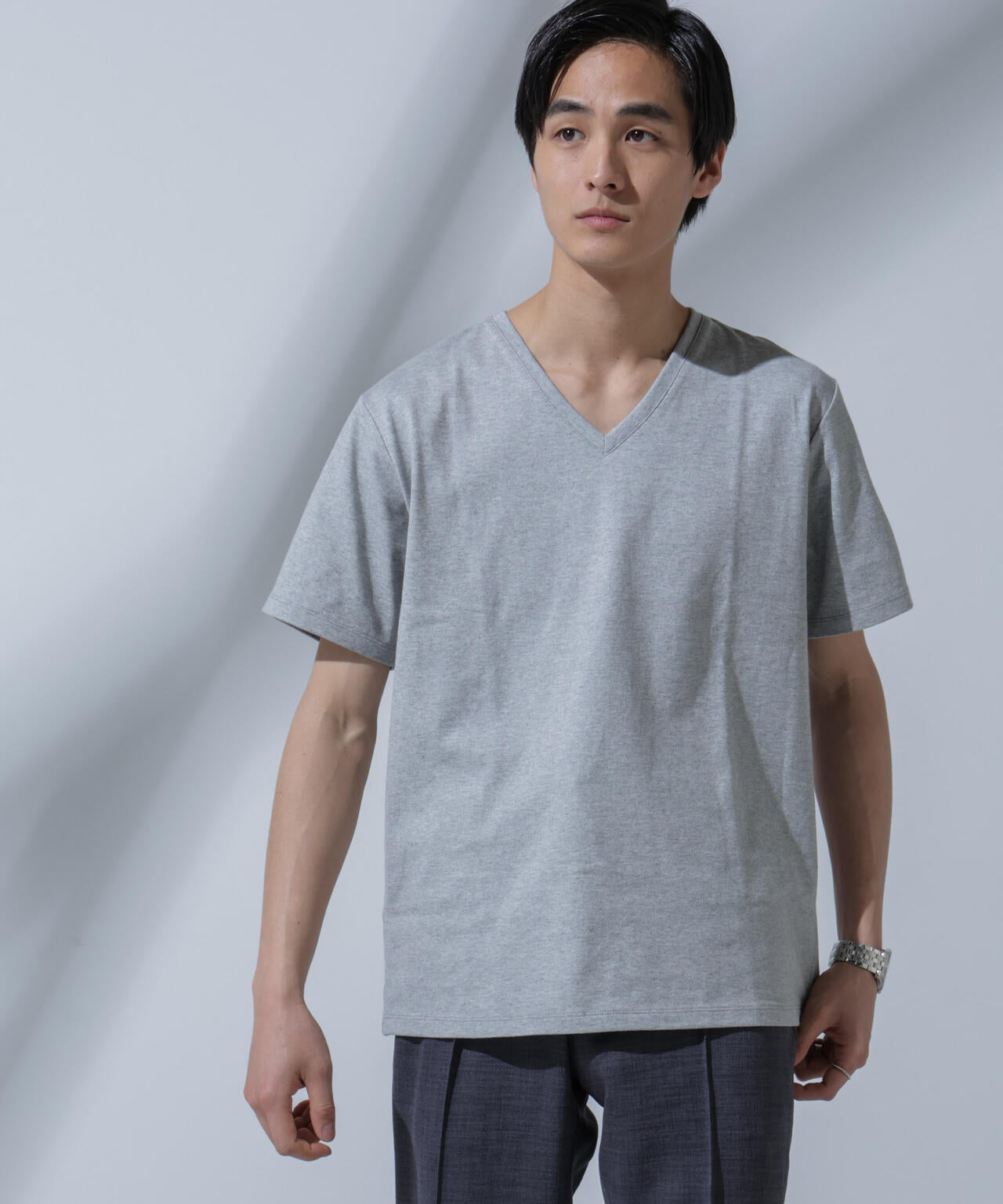 Anti Soaked(R) 汗染み防止 VネックTシャツ