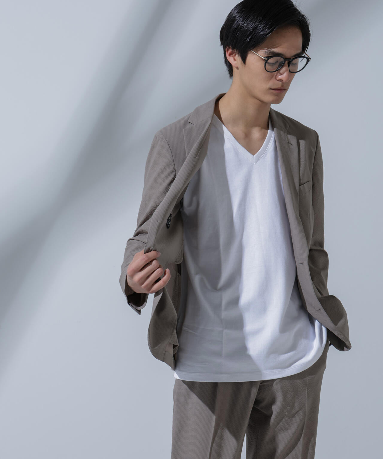Anti Soaked(R) 汗染み防止 VネックTシャツ