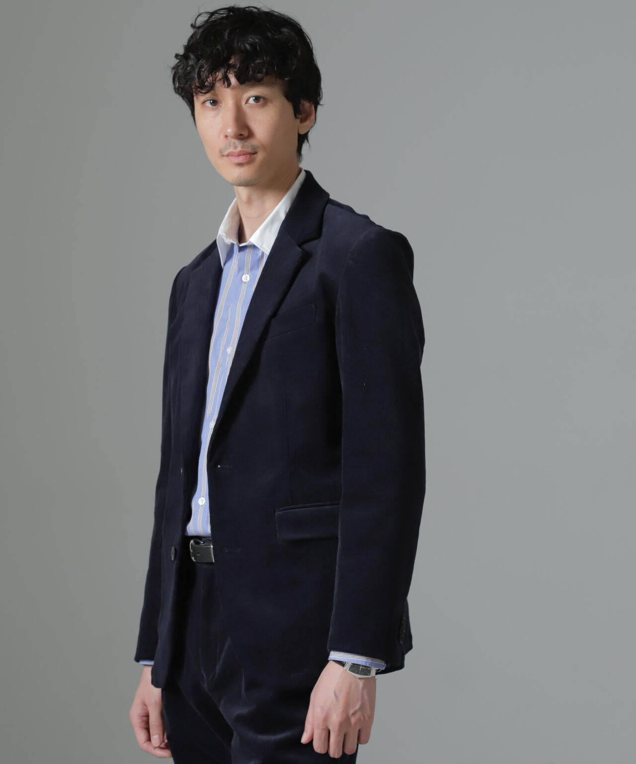 「Damerino」コットンコーデュロイストレッチセットアップ