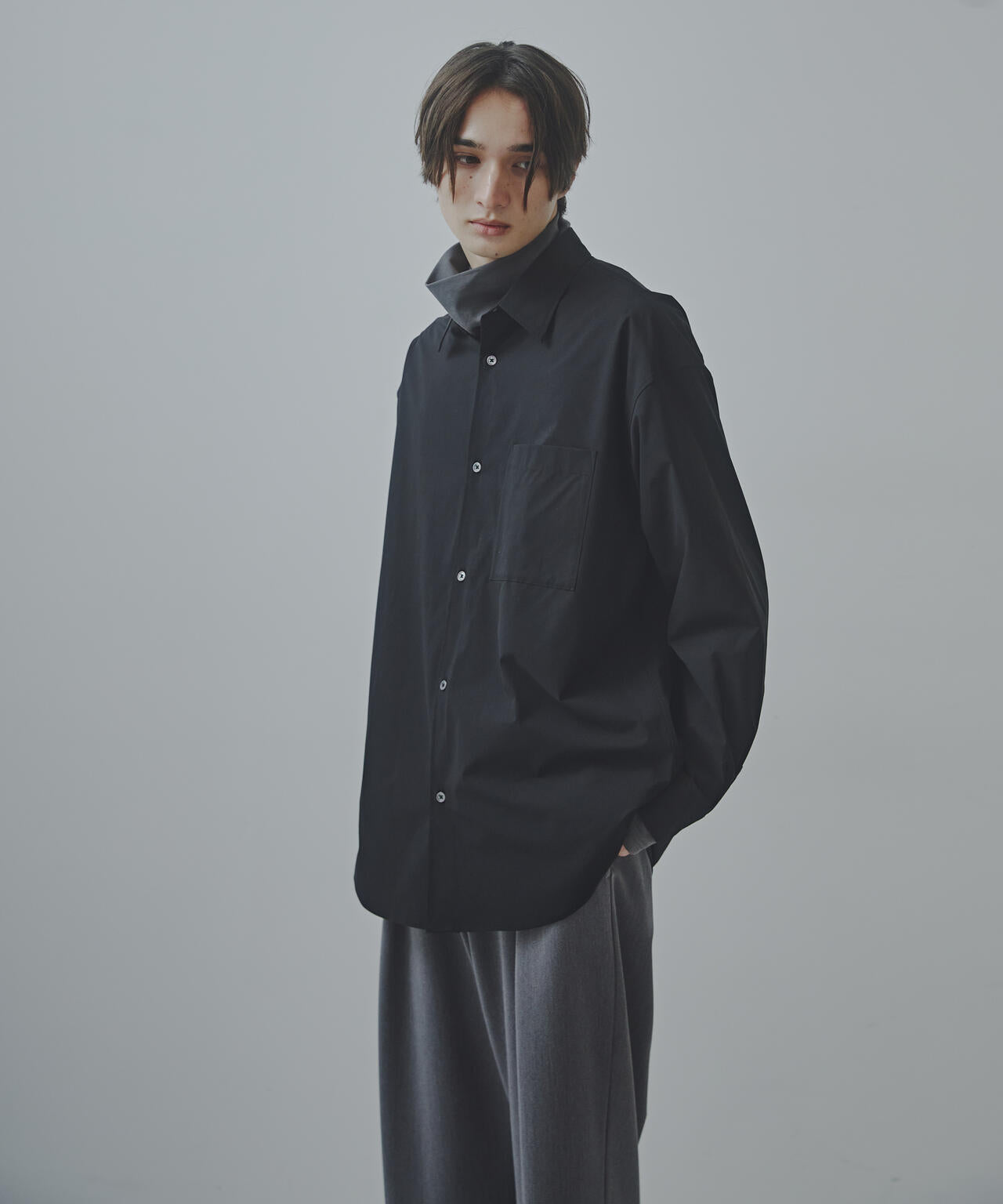 「Commonuse」SOLOTEX リラクシングプレーンシャツ