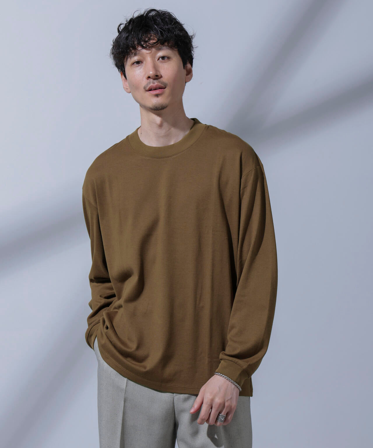 Anti Soaked(R) 汗染み防止 ビッグTシャツ 長袖