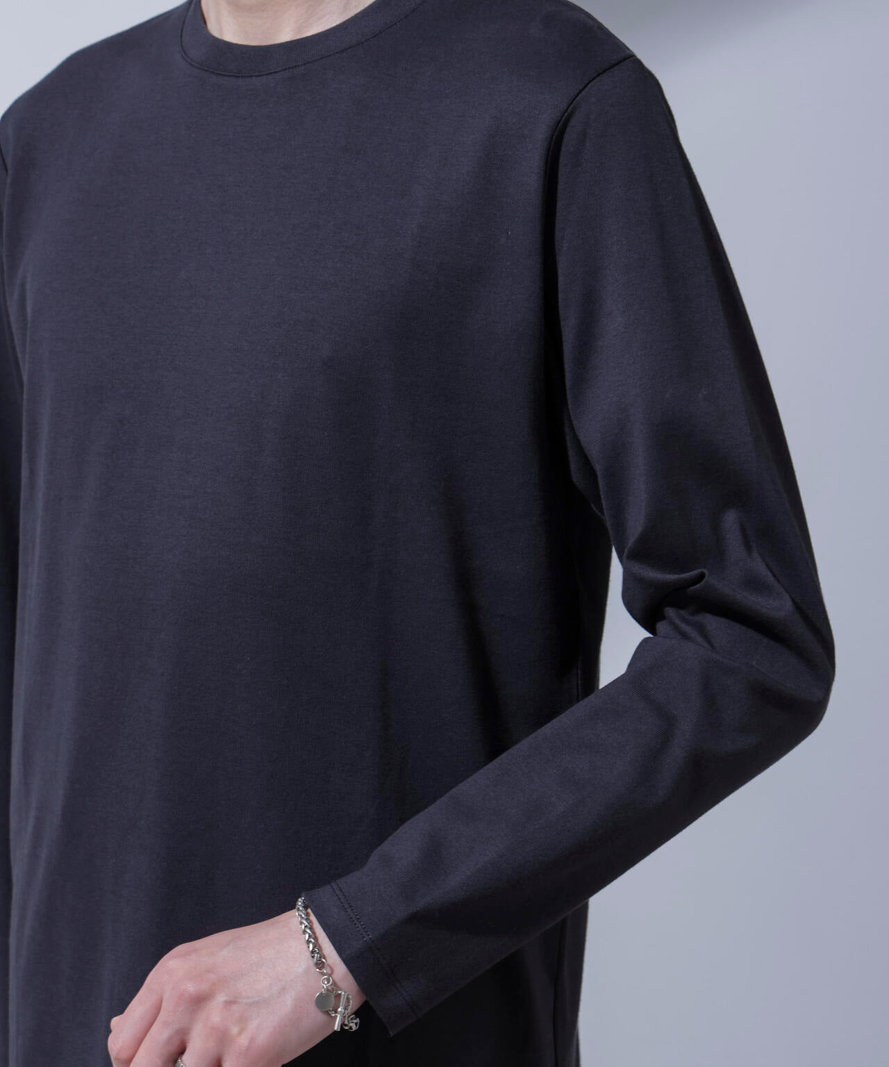 Anti Soaked(R)汗染み防止 クルーネックTシャツ 長袖