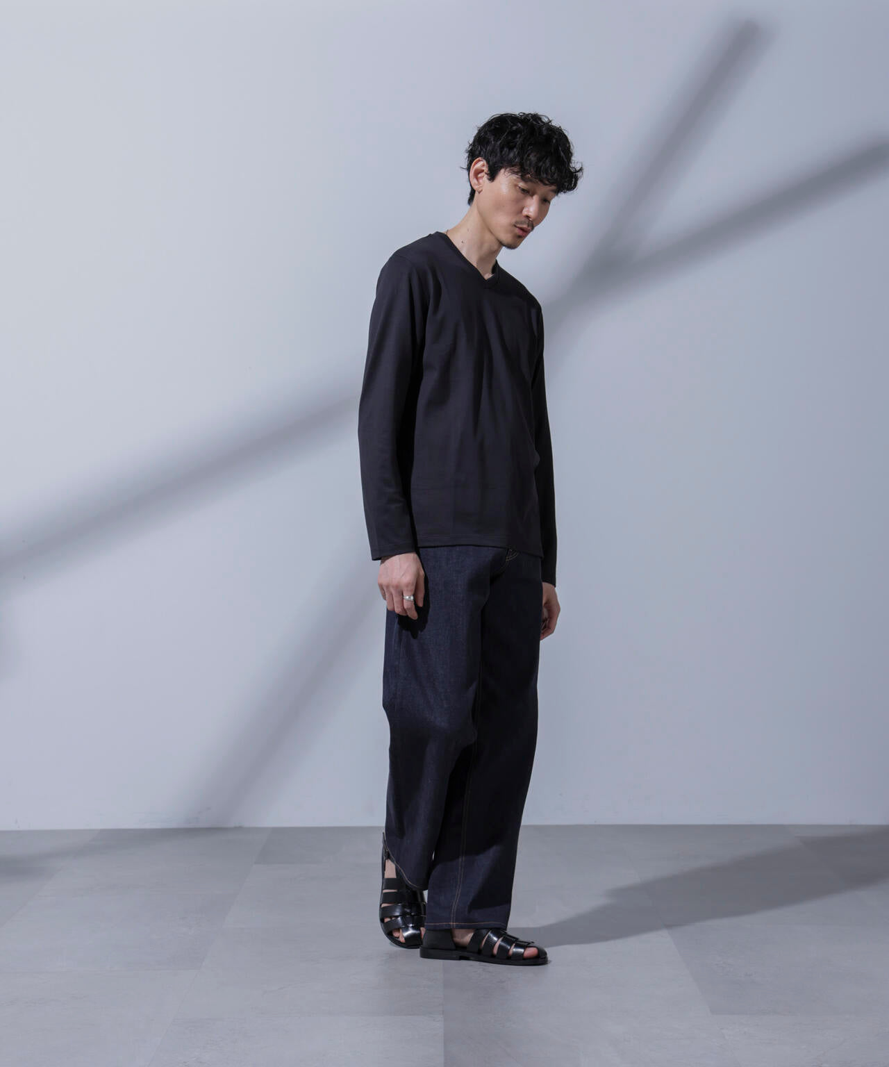 Anti Soaked(R) 汗染み防止 VネックTシャツ