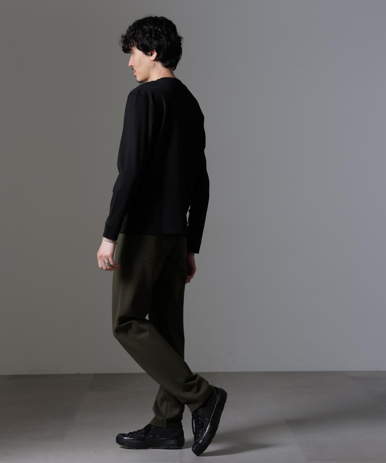 「FORMAL JERSEY」クルーネックカットソー長袖