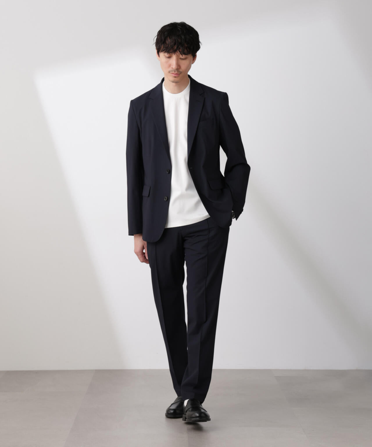 「N JACKET BASIC」トロピカルストレッチジャケット(セットアップ可)