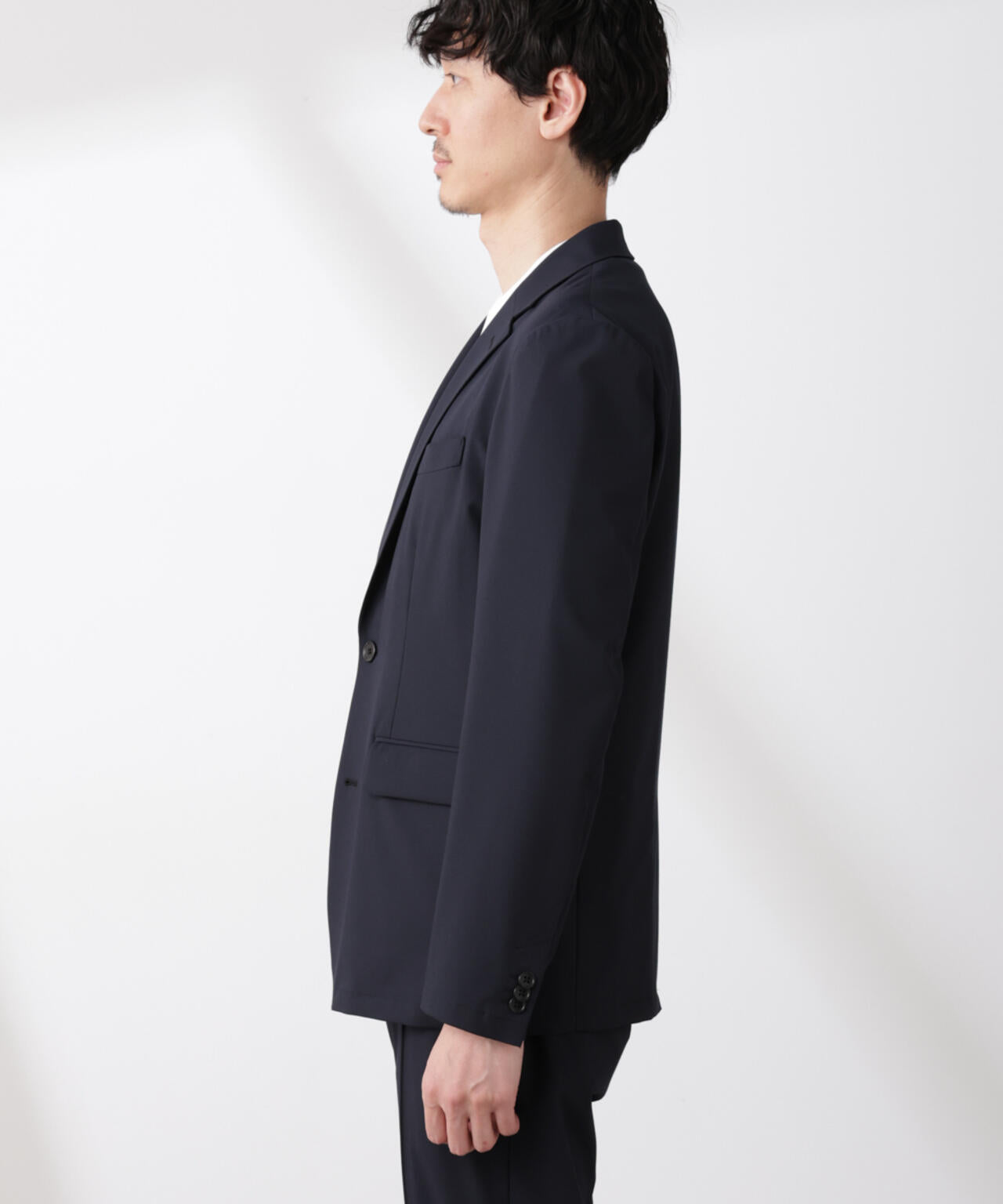 「N JACKET BASIC」トロピカルストレッチジャケット(セットアップ可)