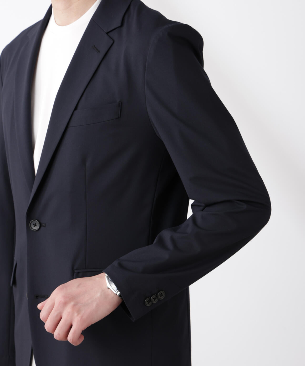 「N JACKET BASIC」トロピカルストレッチジャケット(セットアップ可)