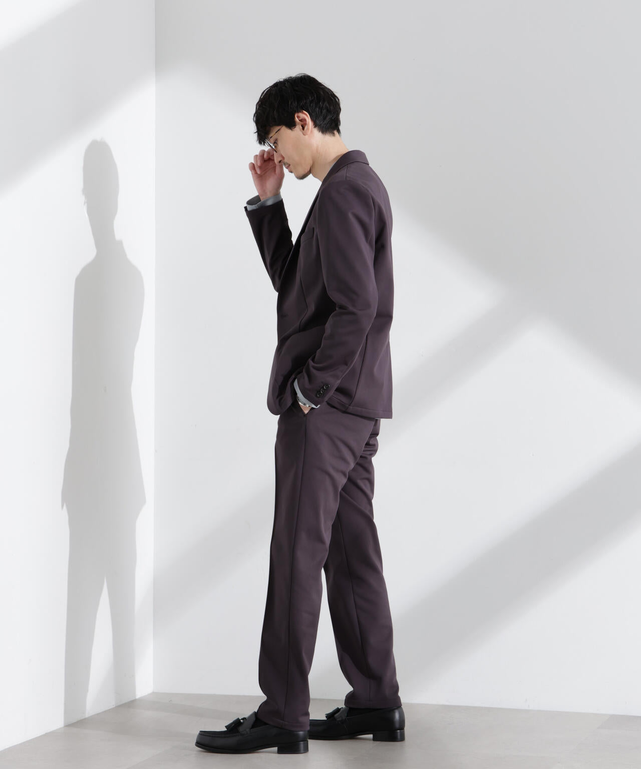 「N JACKET BASIC」TEXBRID(R)ポンチストレッチジャケット(セットアップ可)