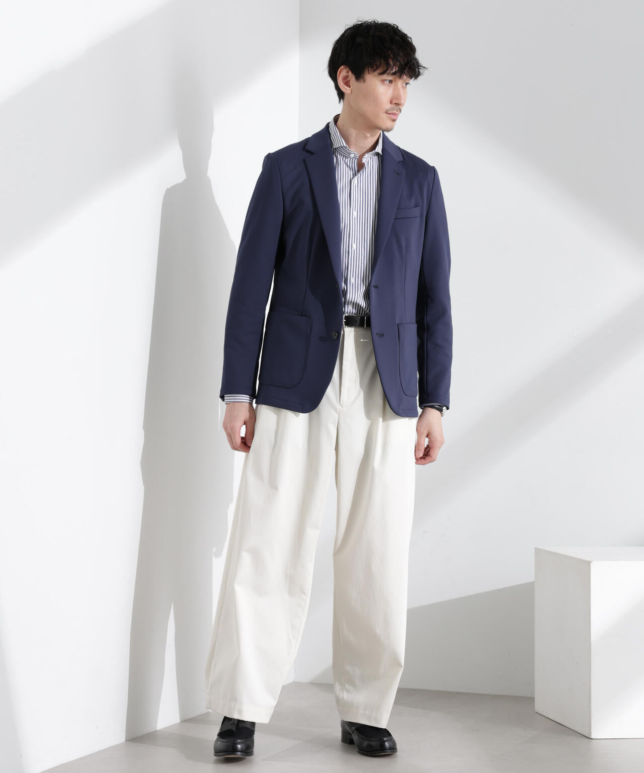 「N JACKET BASIC」TEXBRID(R)ポンチストレッチジャケット(セットアップ可)