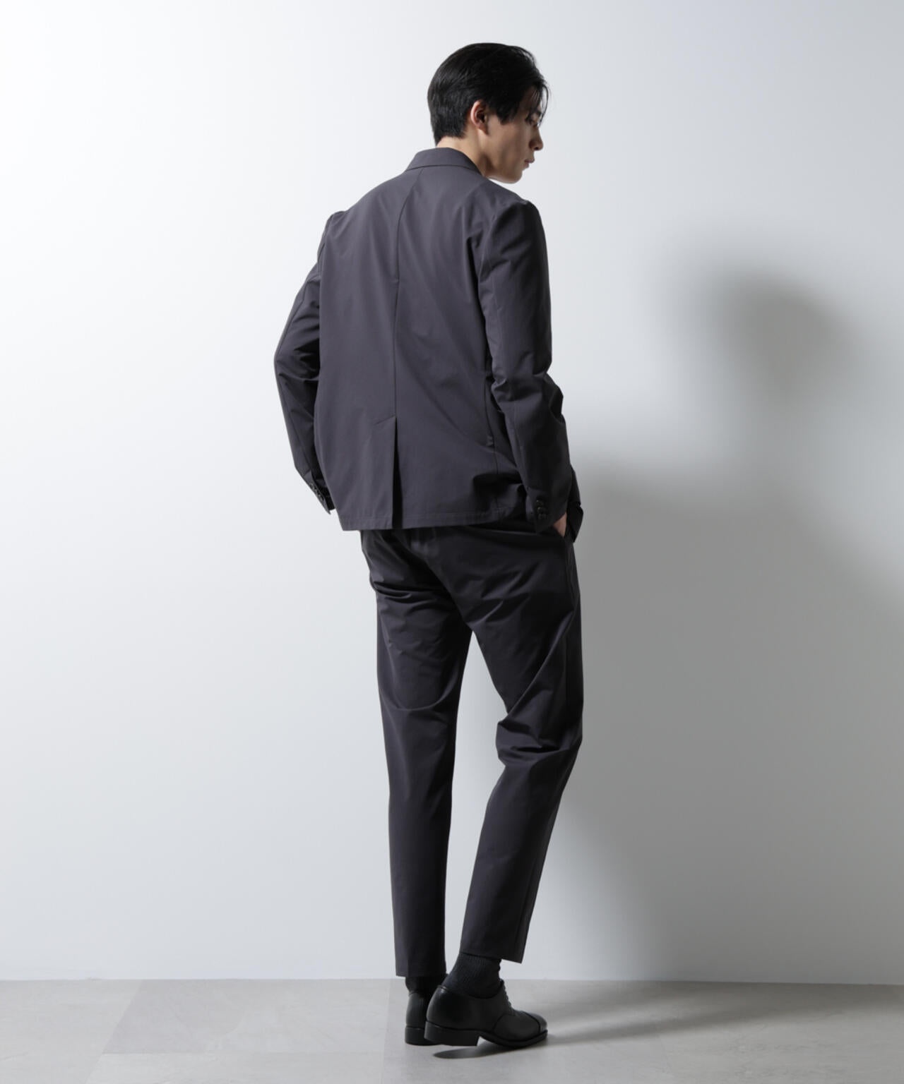 「N JACKET BASIC」ダントツオチール防汚テックストレッチジャケット(セットアップ可)