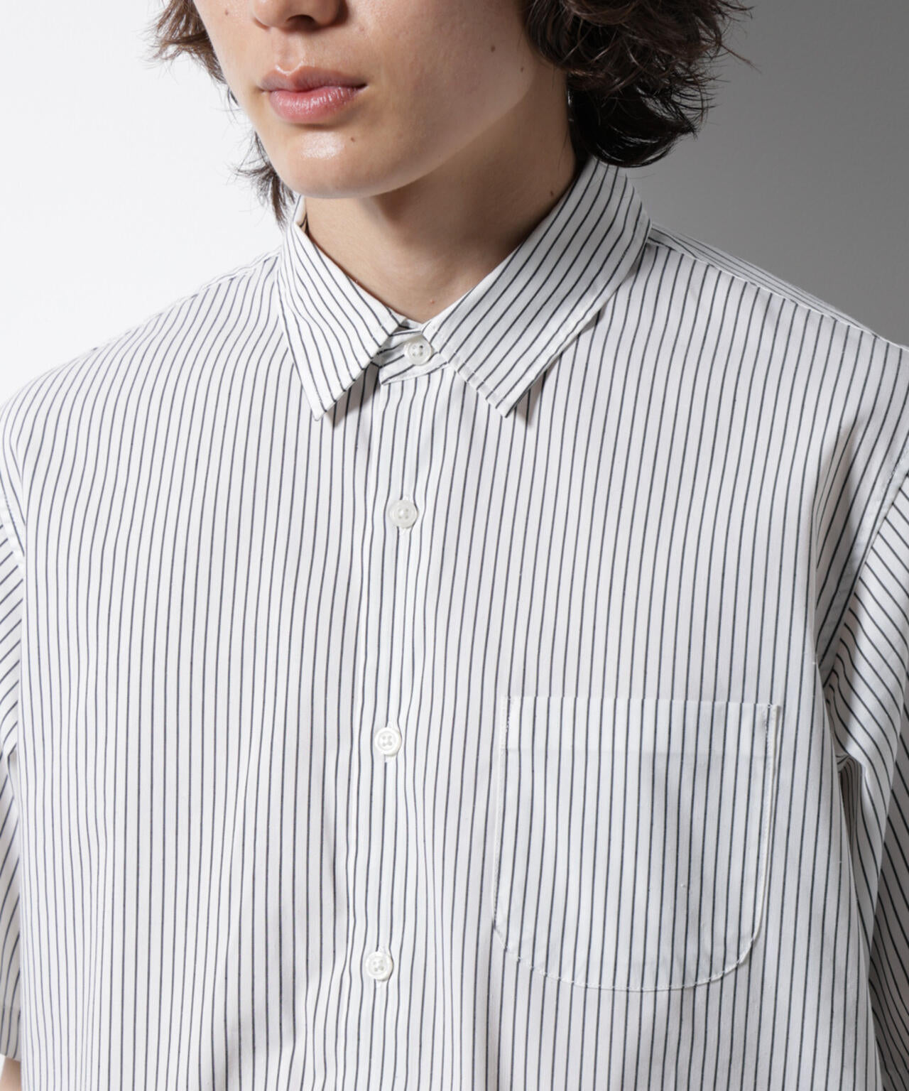 「ICE FLOW LINEN」バリエーションシャツ 半袖