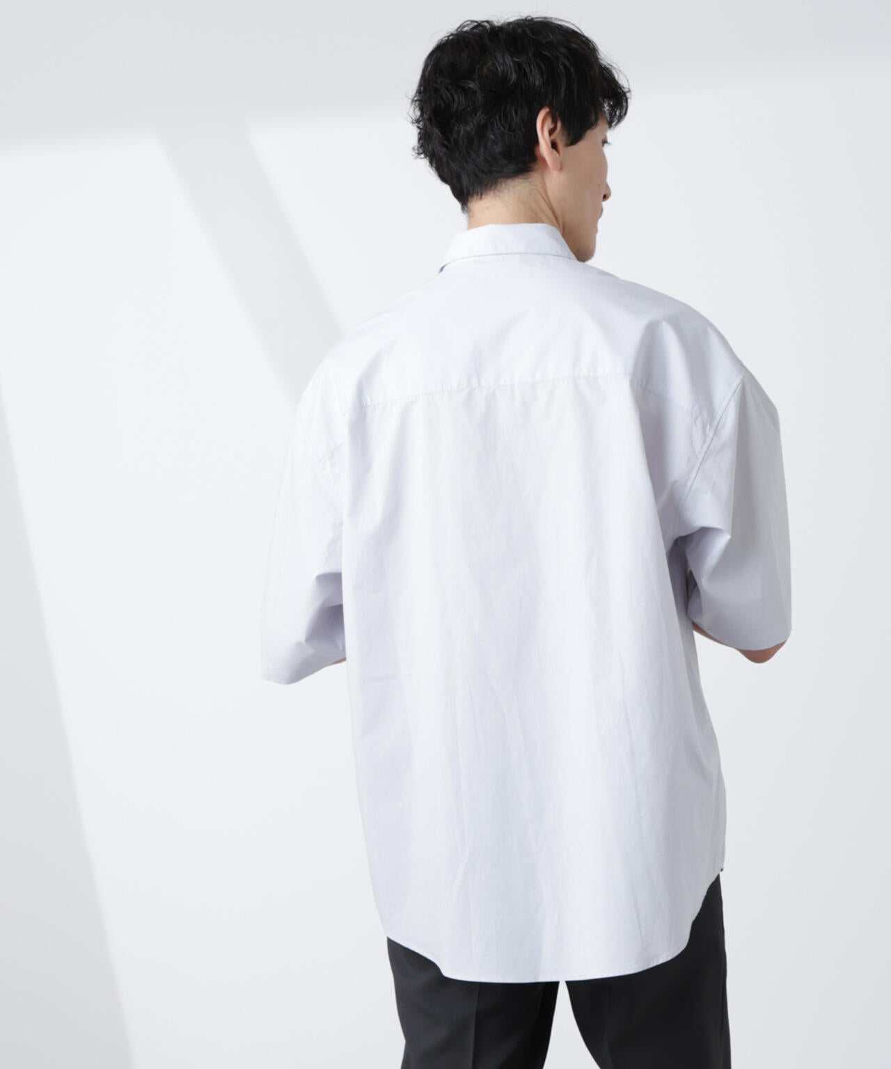 「大人のワイドシャツ」レギュラーカラー 半袖