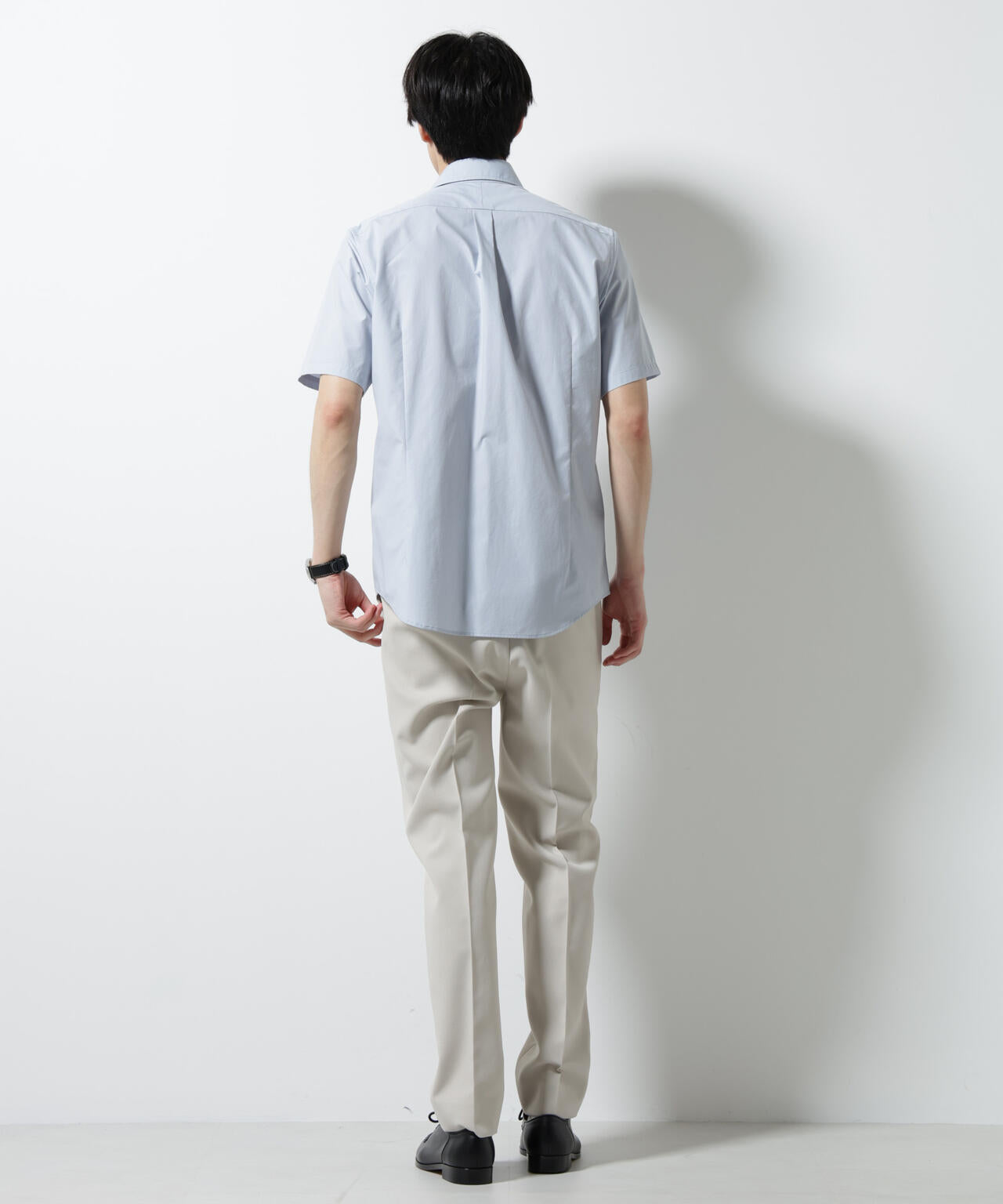 「N shirt」 速乾 セミワイドカラーシャツ半袖