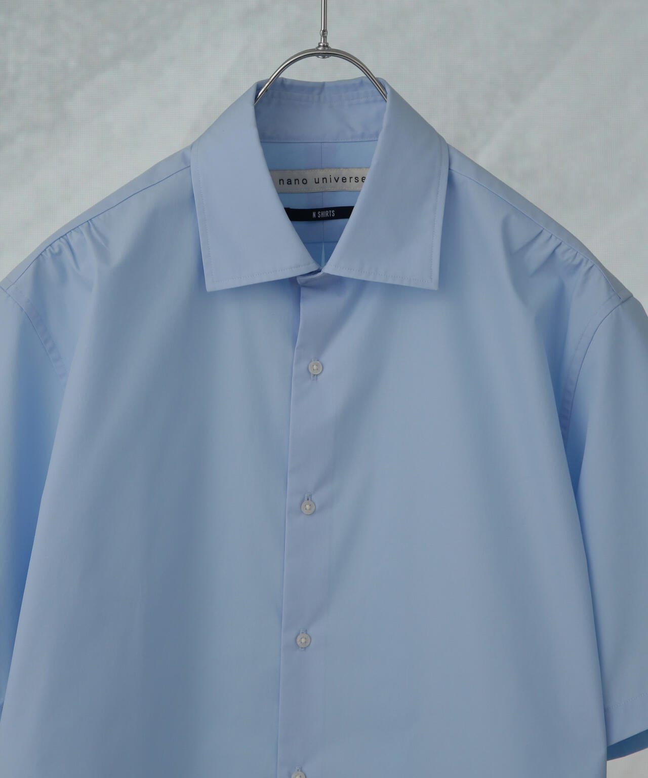 「N shirt」 速乾 セミワイドカラーシャツ半袖