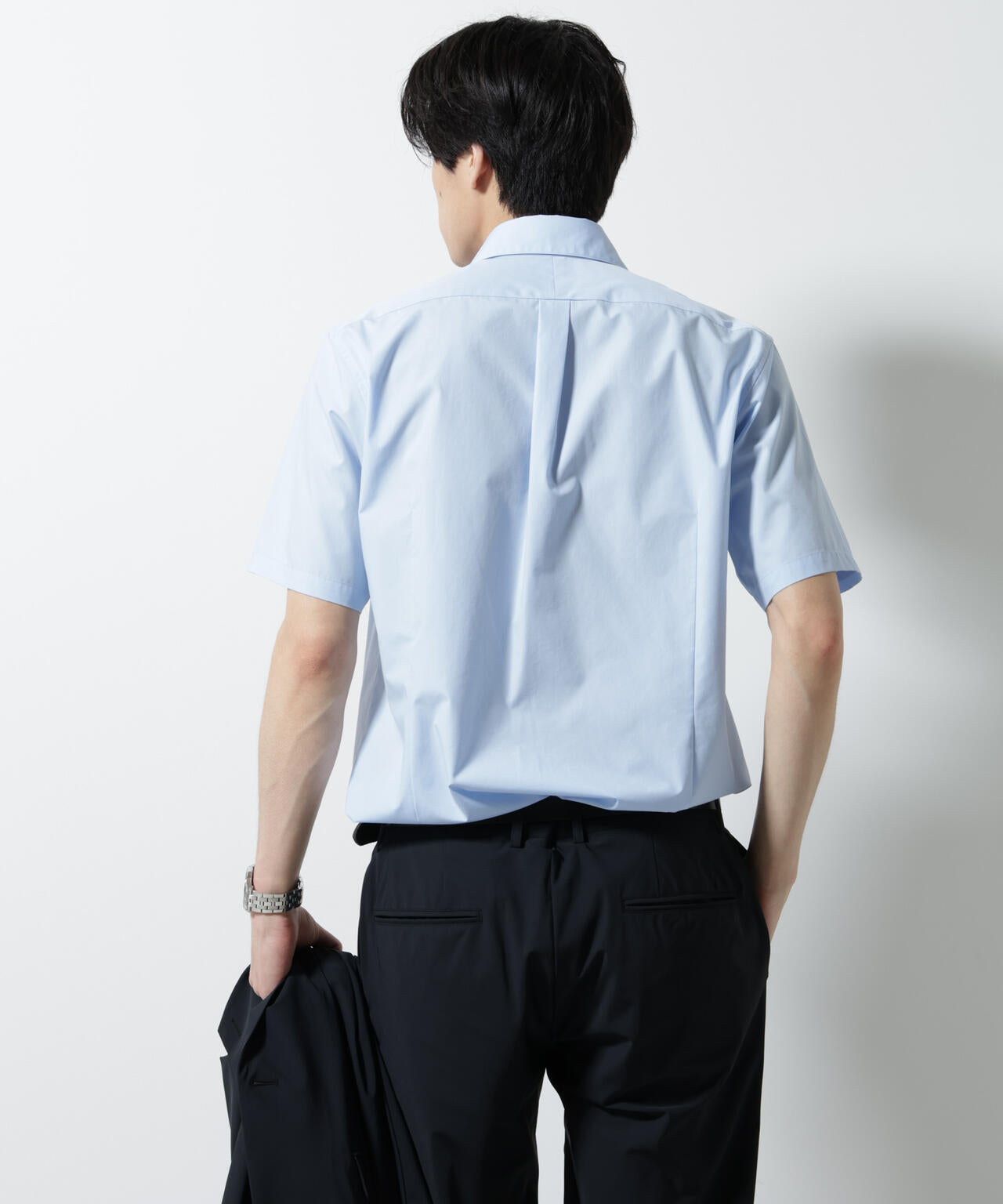 「N shirt」 速乾 ホリゾンタルカラーシャツ半袖
