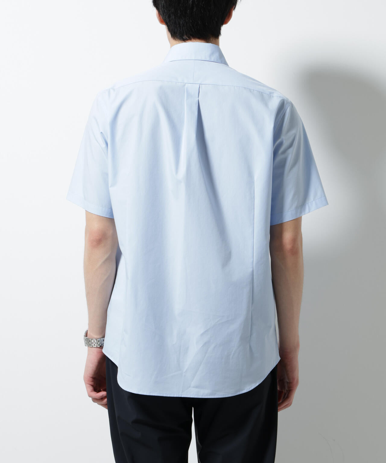 「N shirt」 速乾 ホリゾンタルカラーシャツ半袖