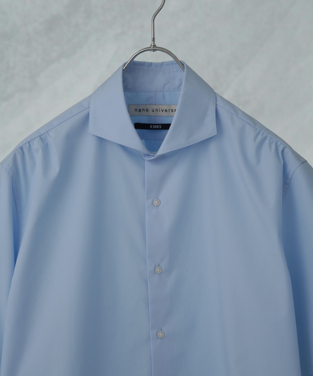 「N shirt」 速乾 ホリゾンタルカラーシャツ半袖