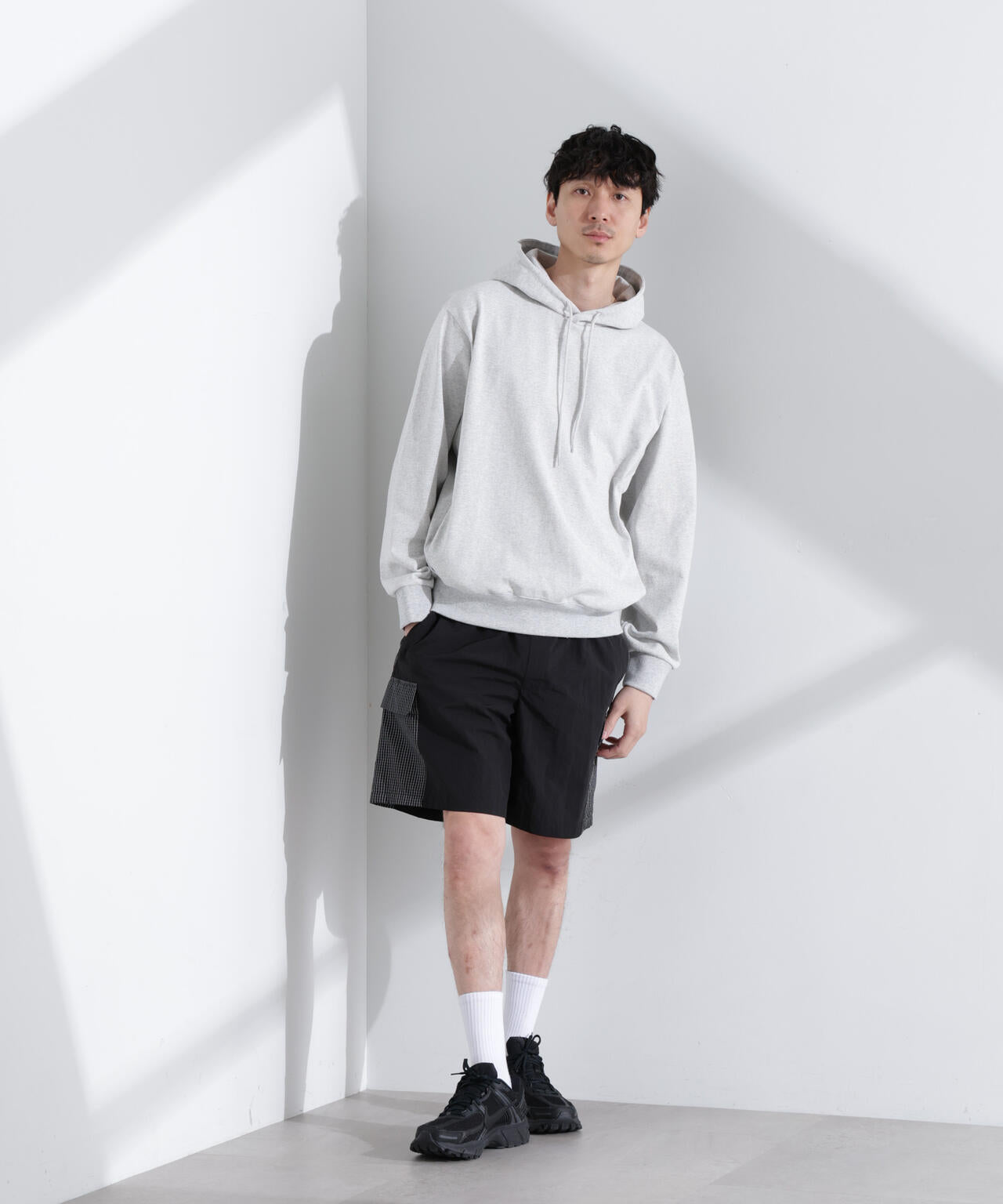 「NJ/CLUB」 USAコットン スウェットパーカー(セットアップ可)