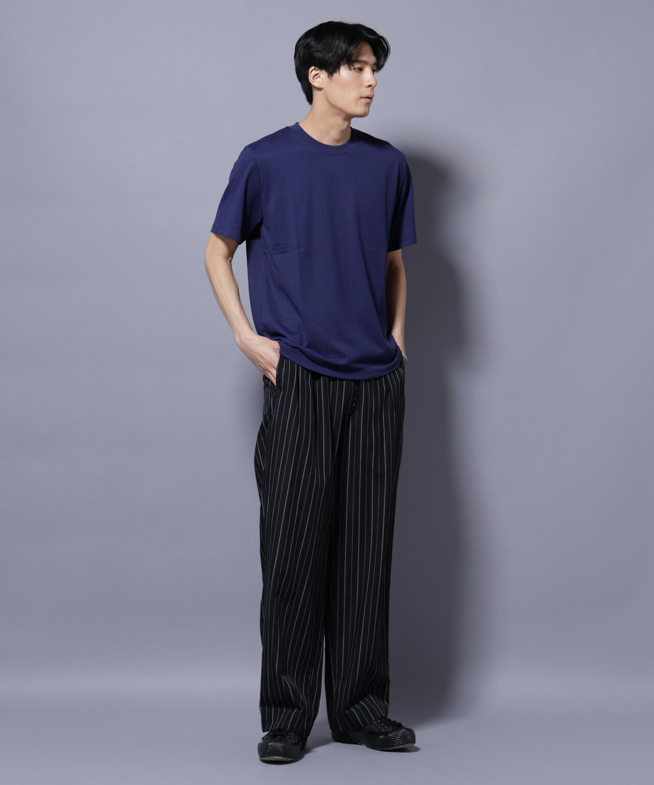 Anti Soaked(R) 汗染み防止 クルーネック レギュラーシルエットTシャツ