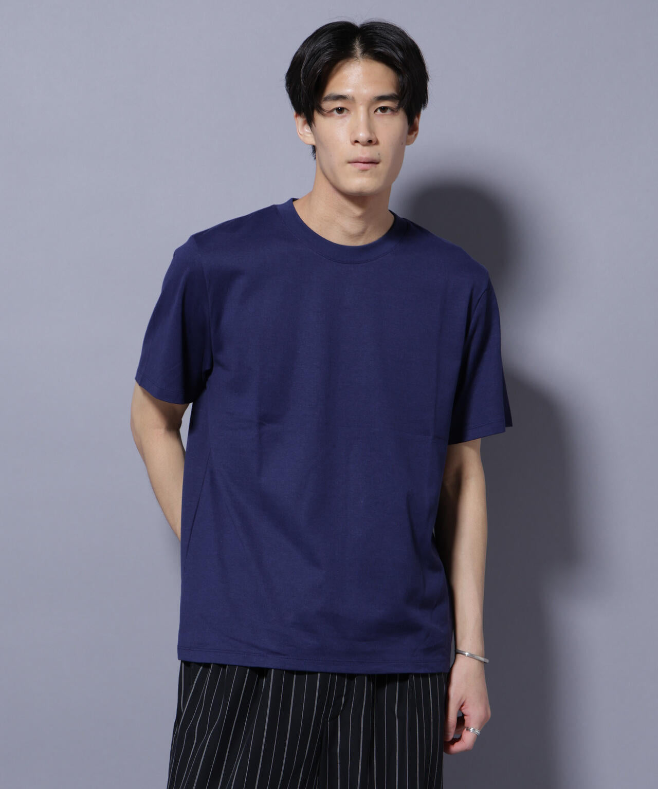 Anti Soaked(R) 汗染み防止 クルーネック レギュラーシルエットTシャツ